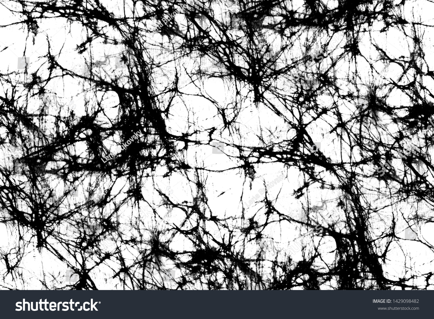 Black White Batik Texture Seamless Pattern Stock Illustration 1429098482