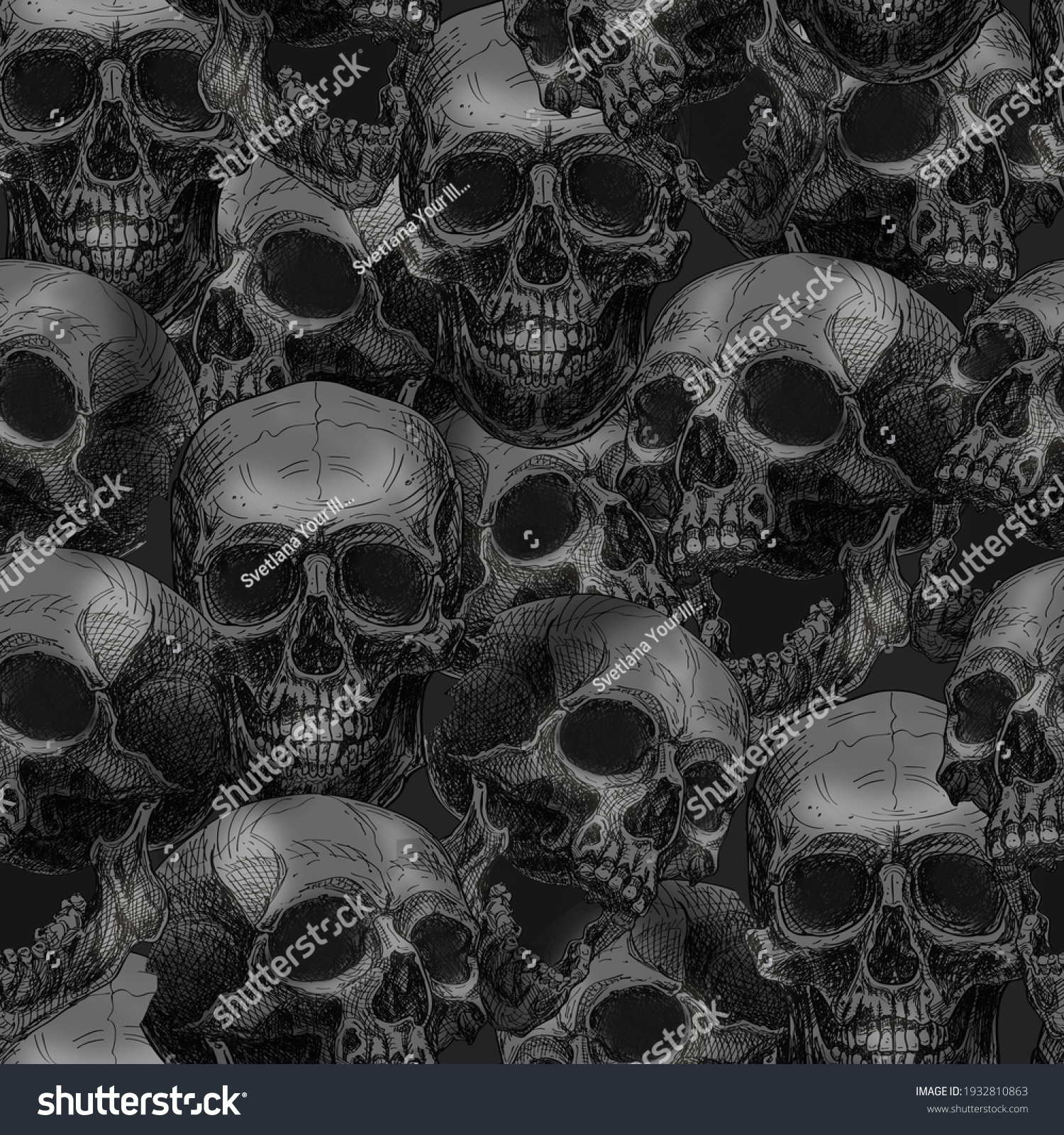 57,841 Skull seamless Images, Stock Photos & Vectors | Shutterstock