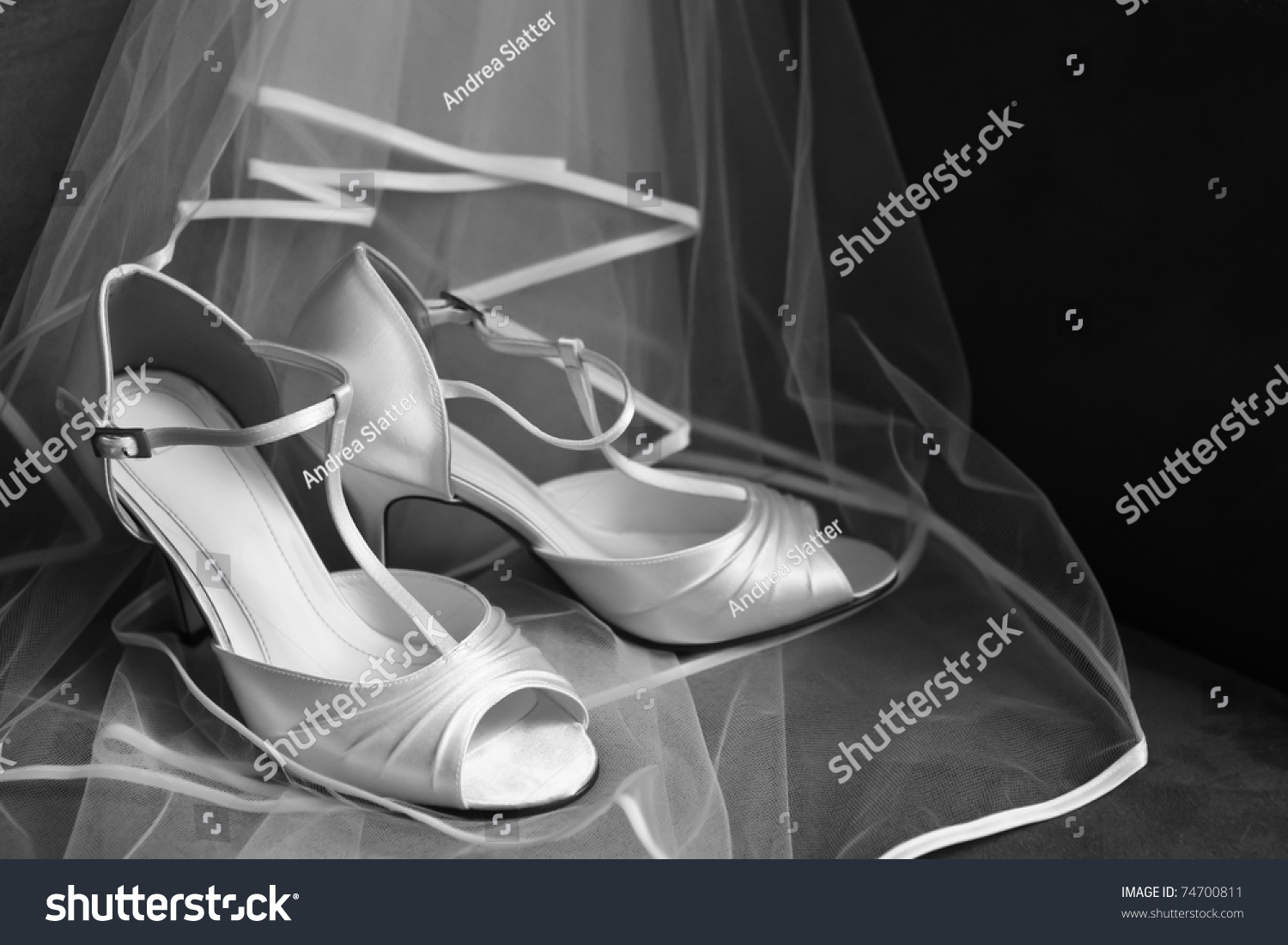 black satin wedding shoes