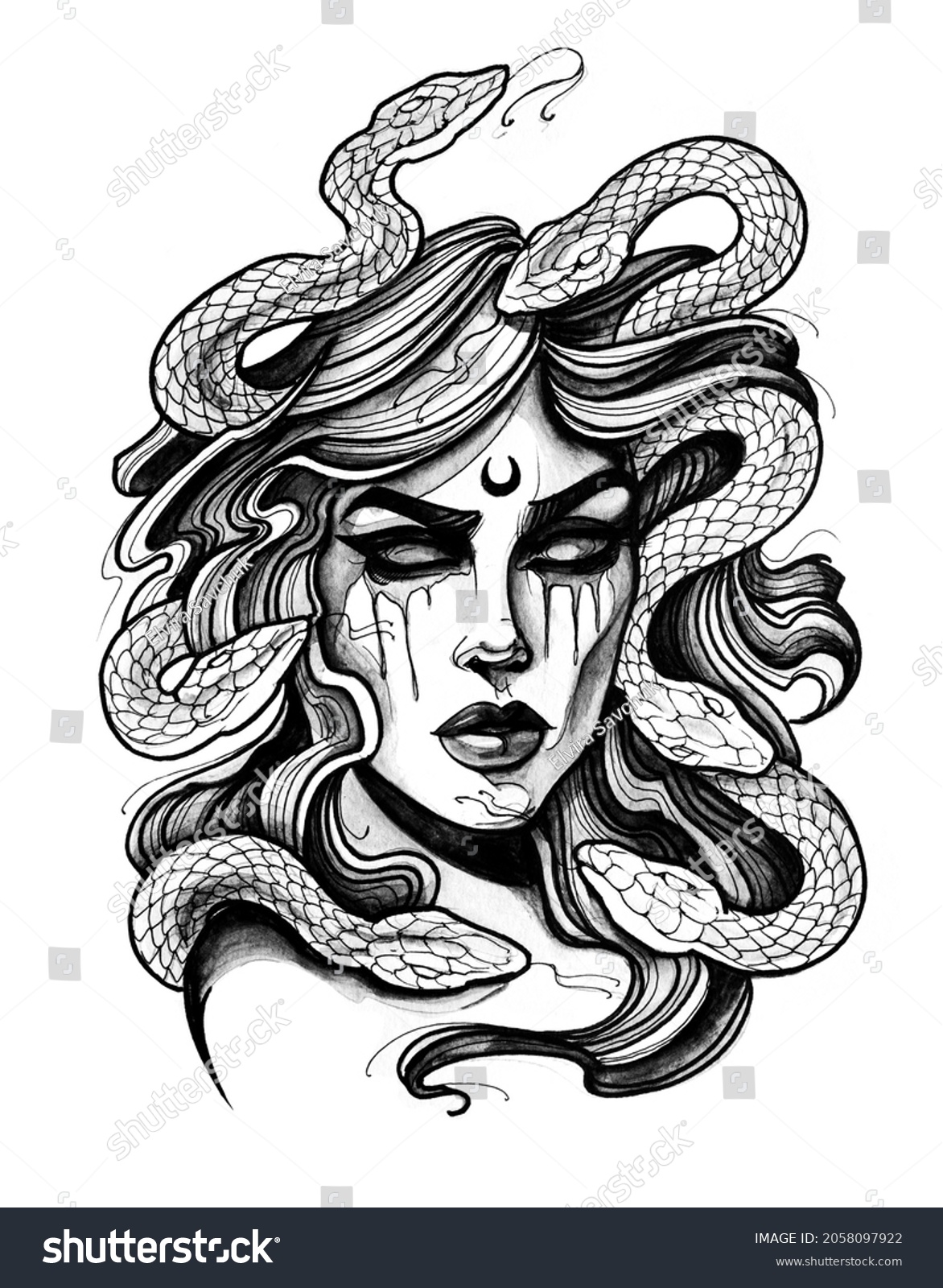 Pentru Medusa black and white sunt 6.743 imagini, fotografii de stoc și