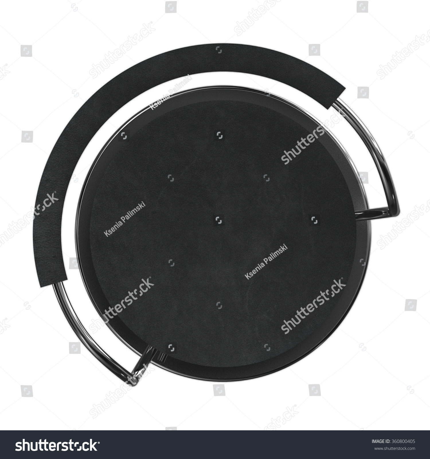 Black Bar Stool Top View Stock Illustration 360800405 | Shutterstock