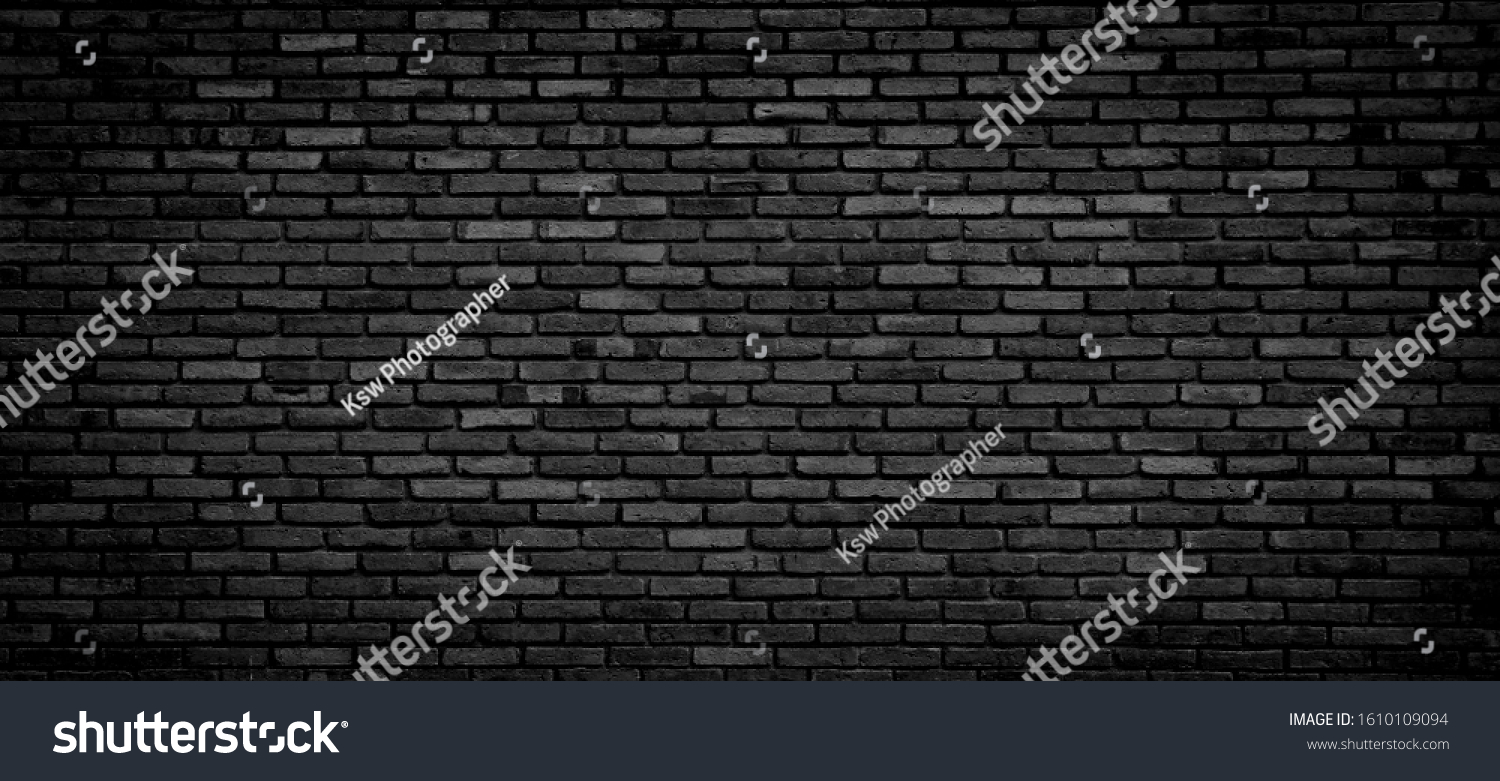 Black Brick Floor Wall Backgrounds Brick: foto de stock (editar ahora