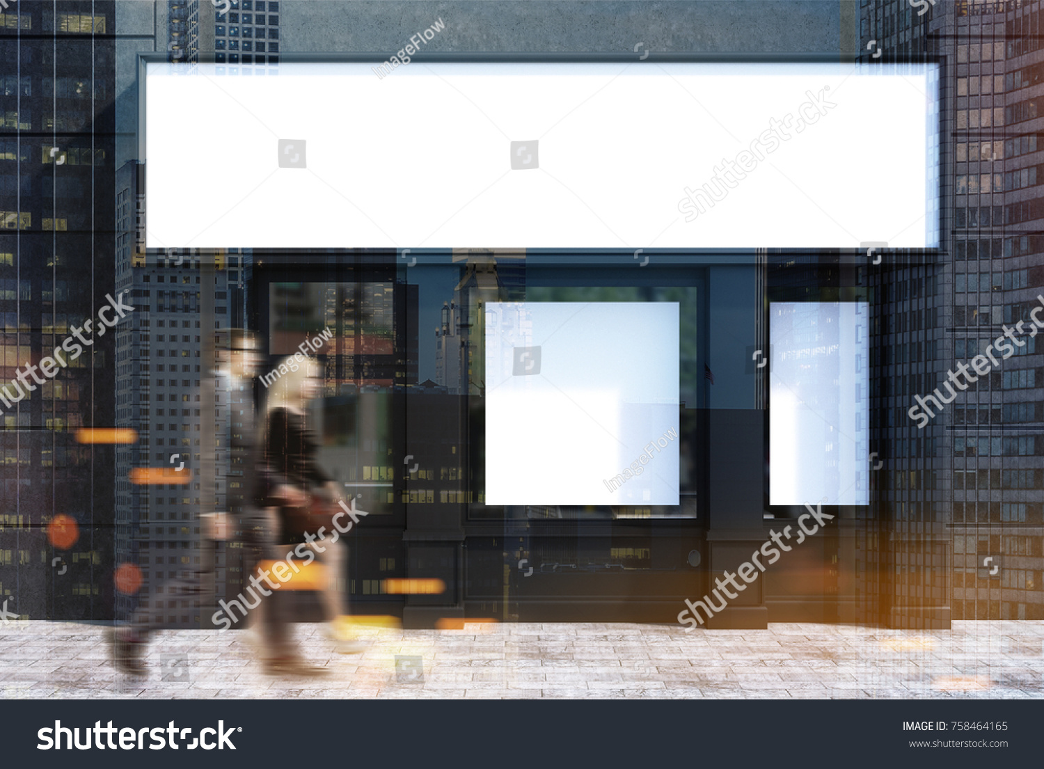 black cafe exterior square