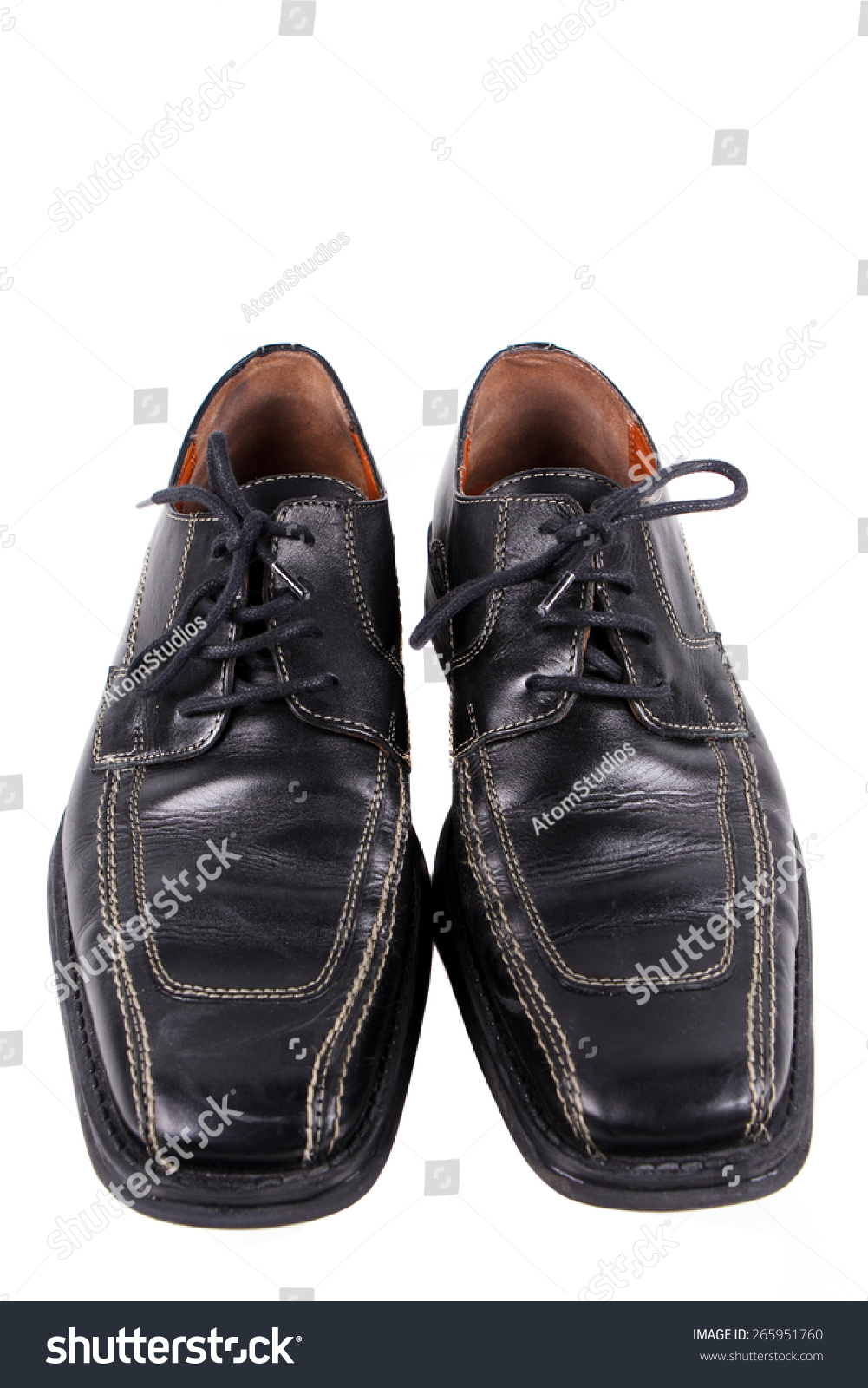 black italian leather shoes