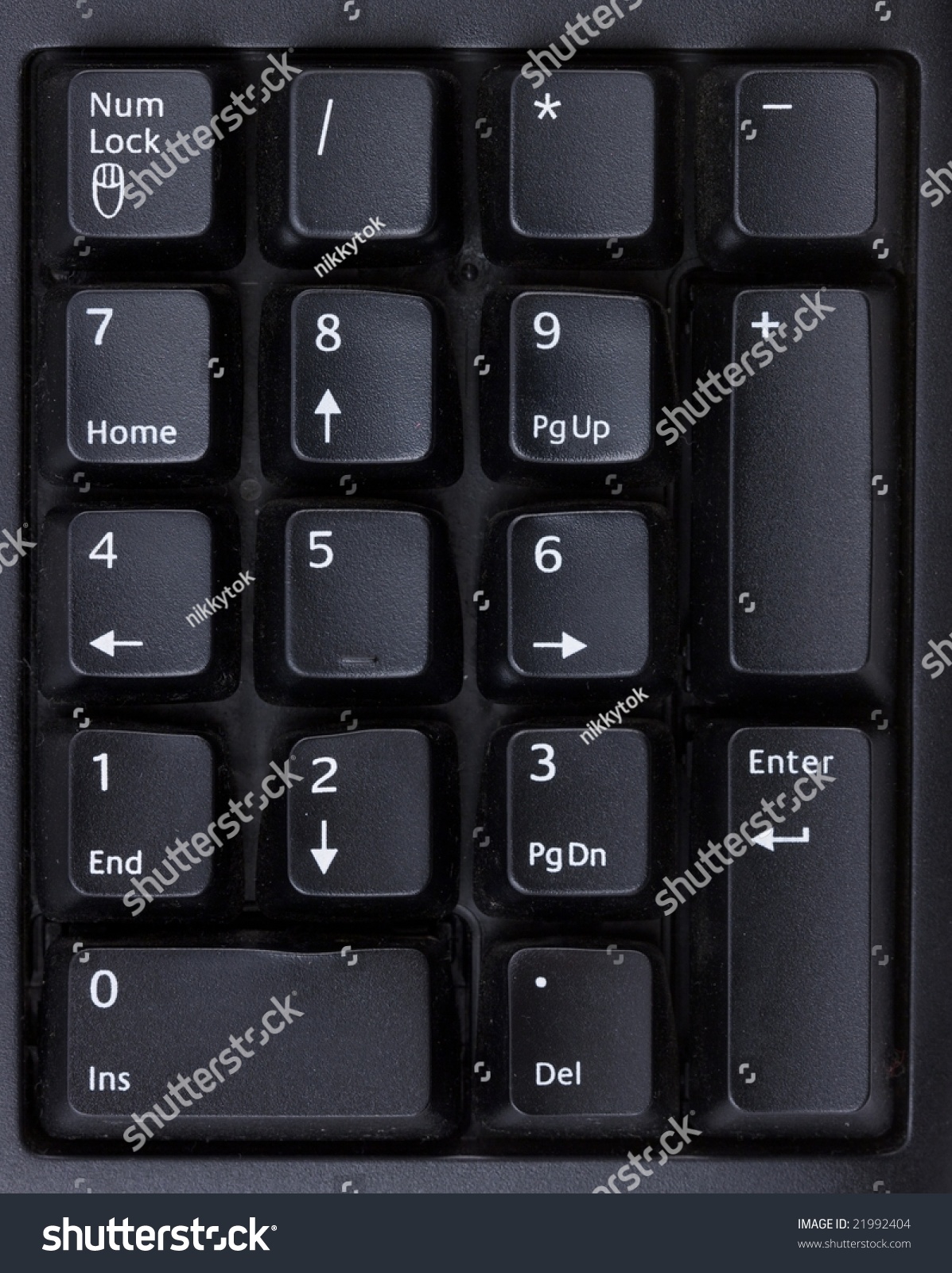 Black Keypad Stock Photo 21992404 : Shutterstock