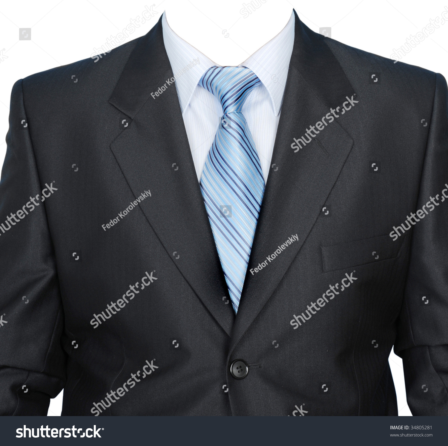 Black Man'S Suit. Stock Photo 34805281 : Shutterstock