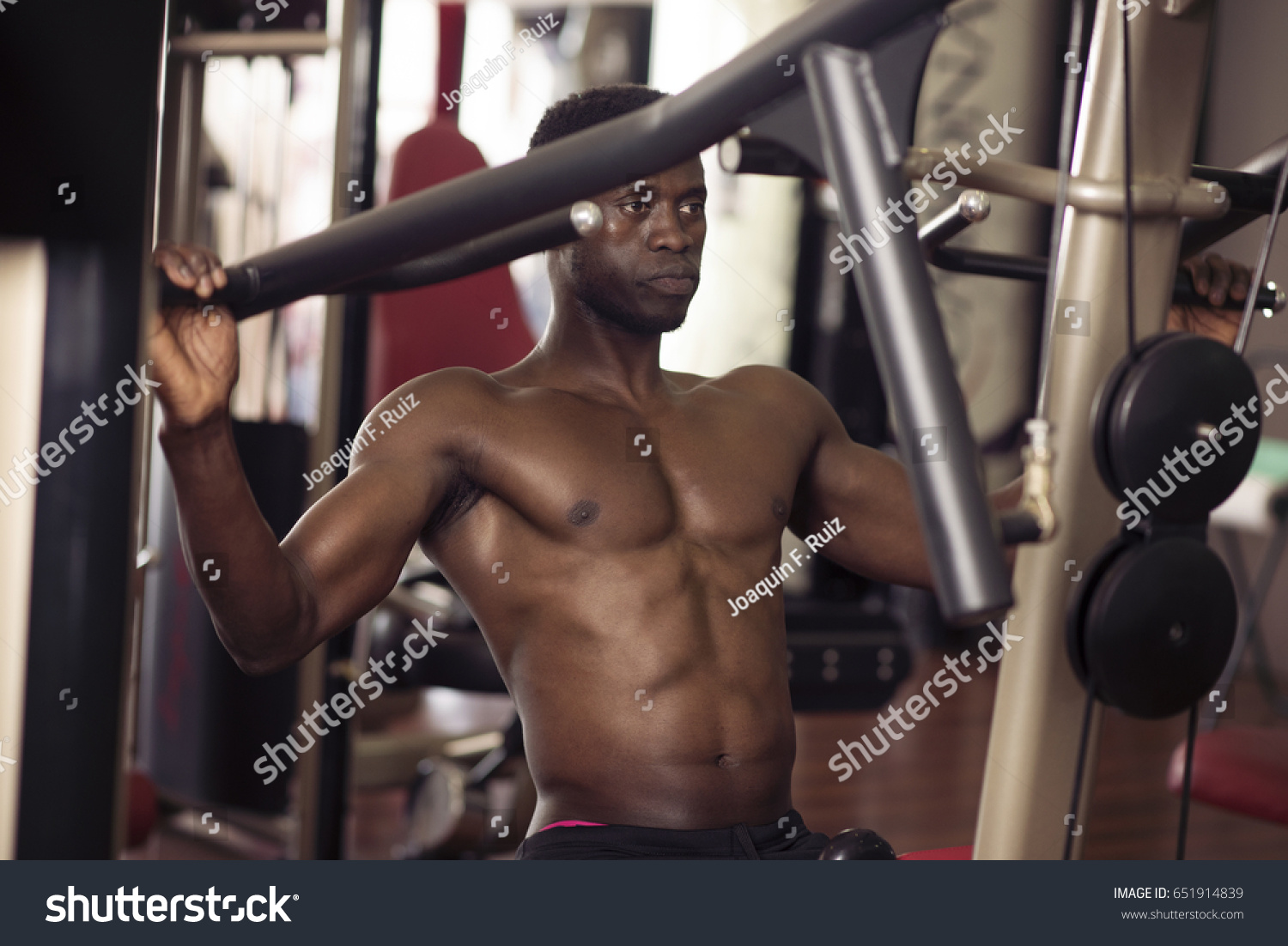 Man In The Gym Naked