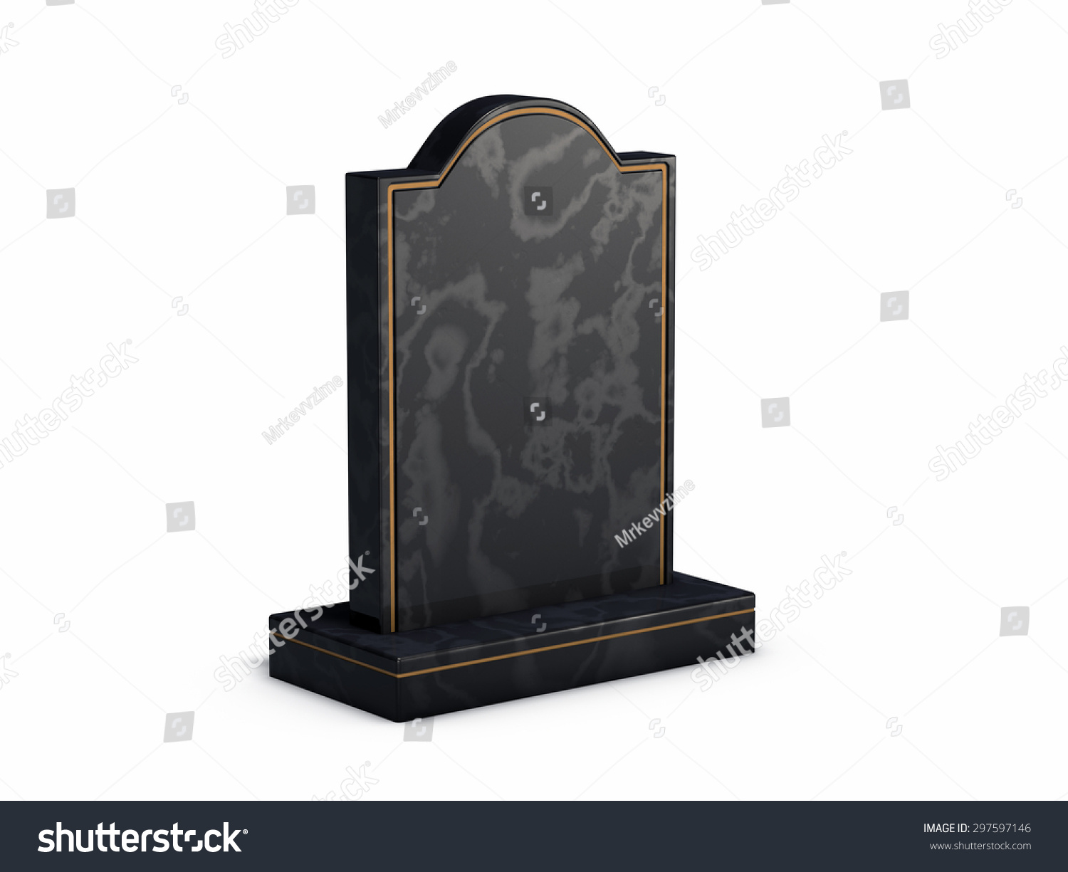 black marble gravestones