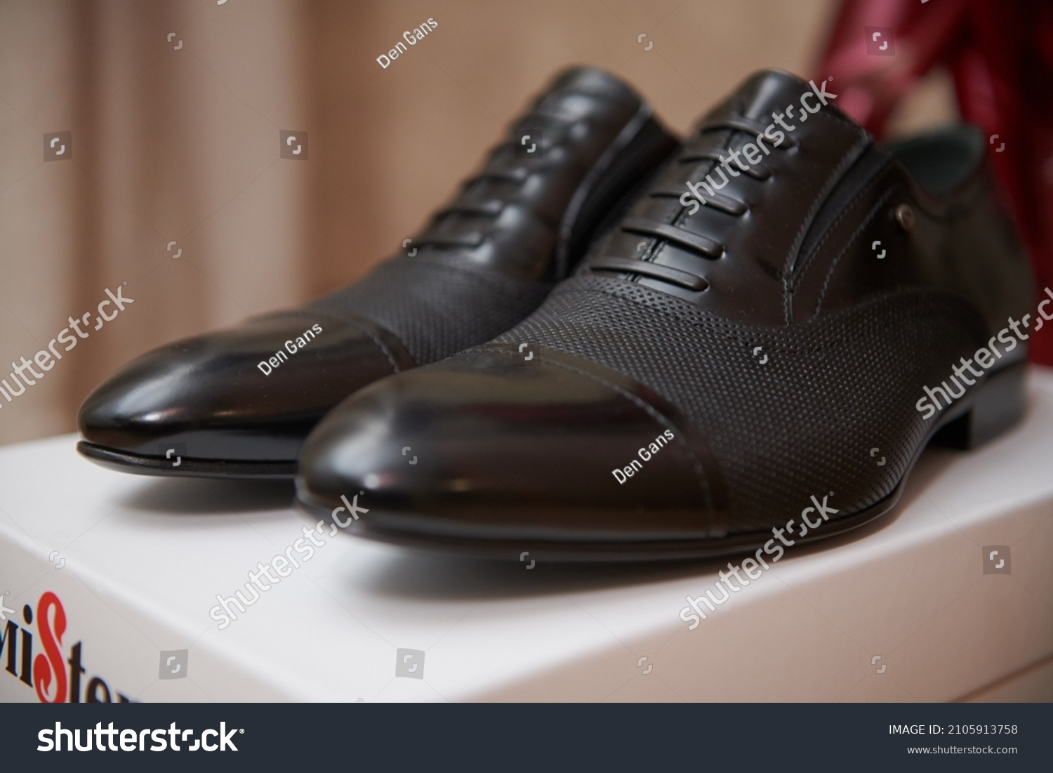 Black Mens Shoes Part Funeral Wedding Stock Photo 2105913758 | Shutterstock