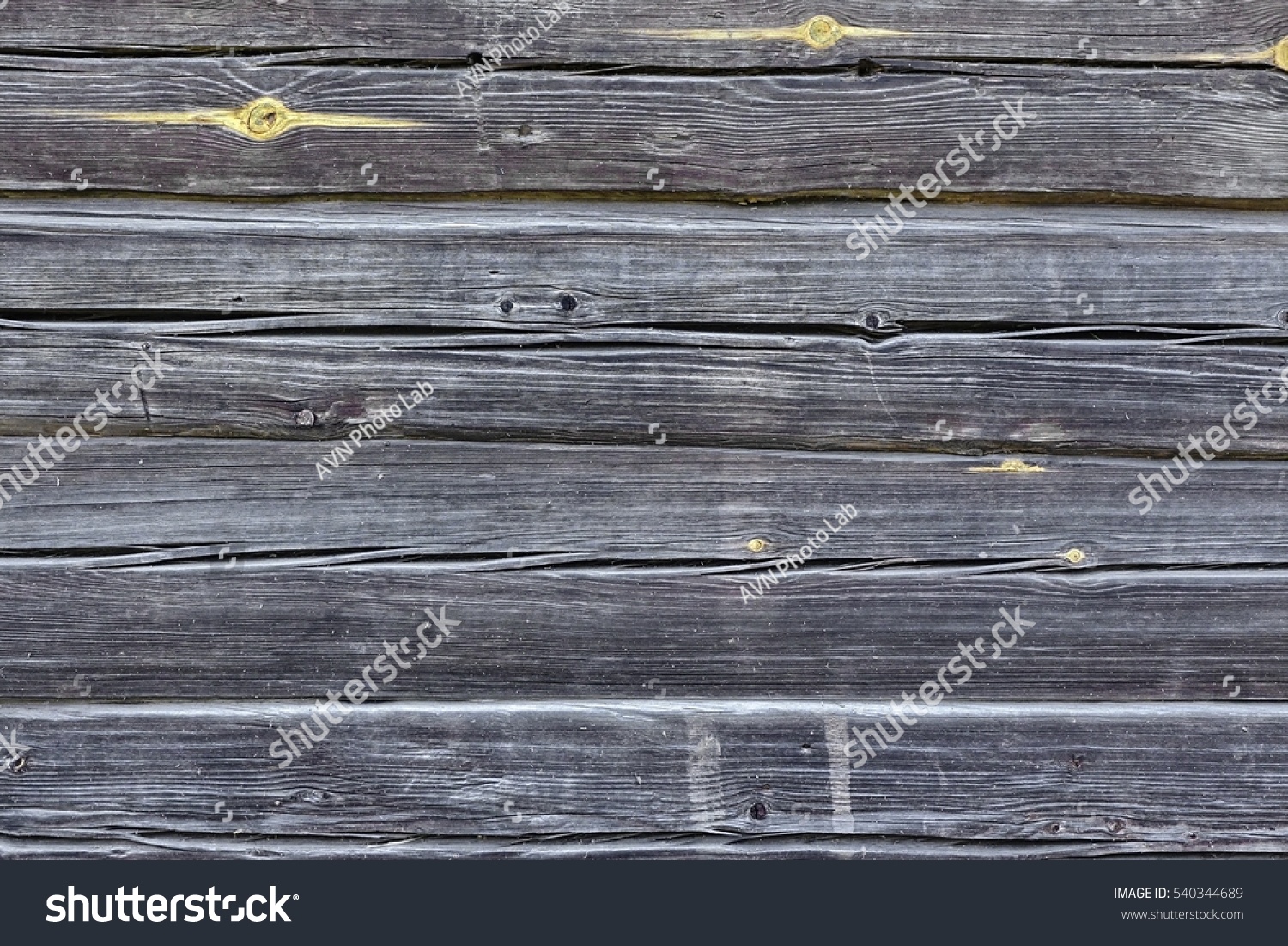 Black Old Log Cabin Wall Texture Stock Photo Edit Now 540344689