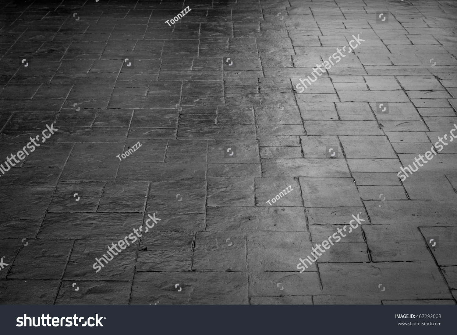 Black Painted Brick Floor Stock Photo Edit Now 467292008