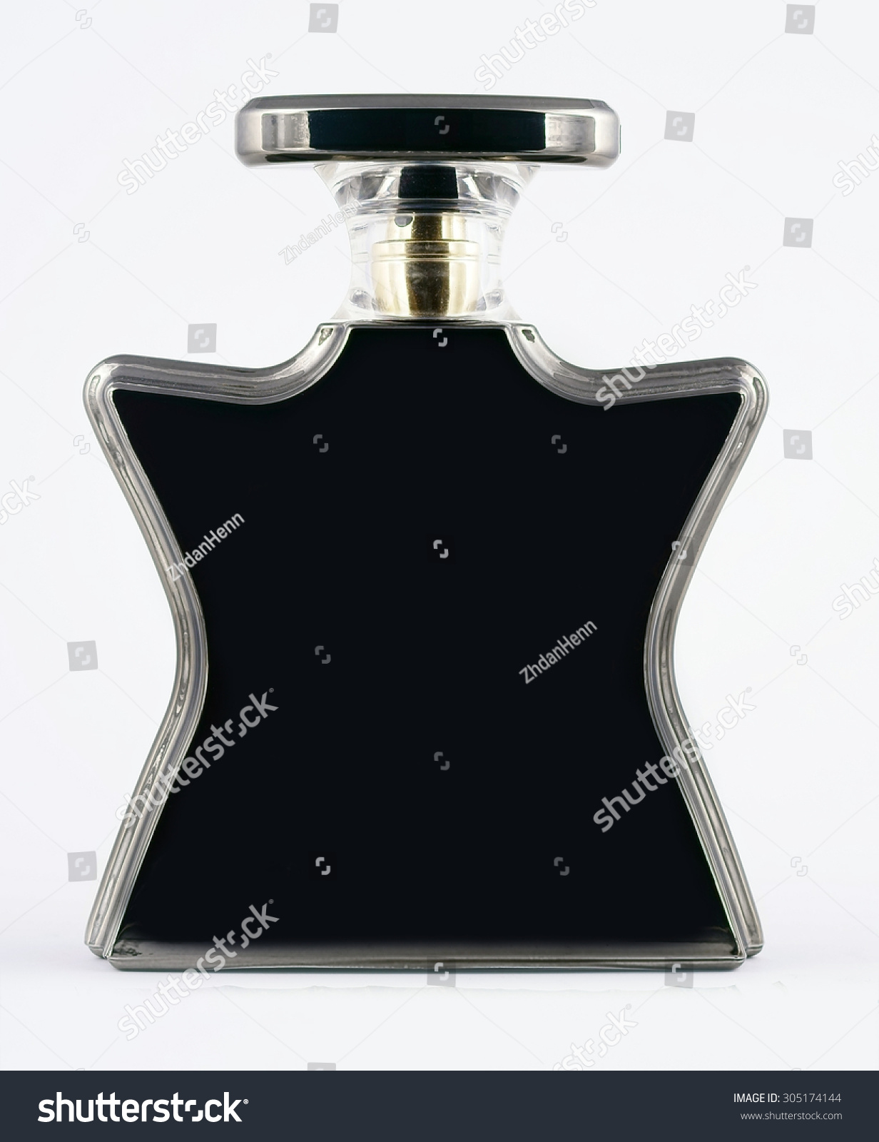 perfume in a star shaped bottle