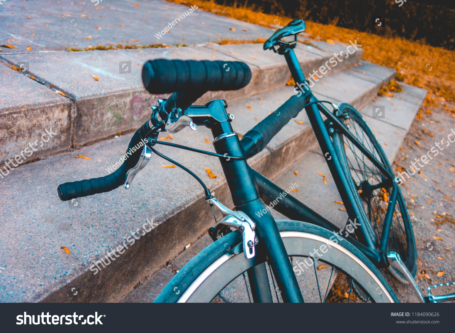 bike with bullhorn handlebars