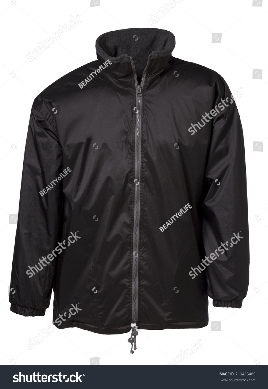 light rain coat black