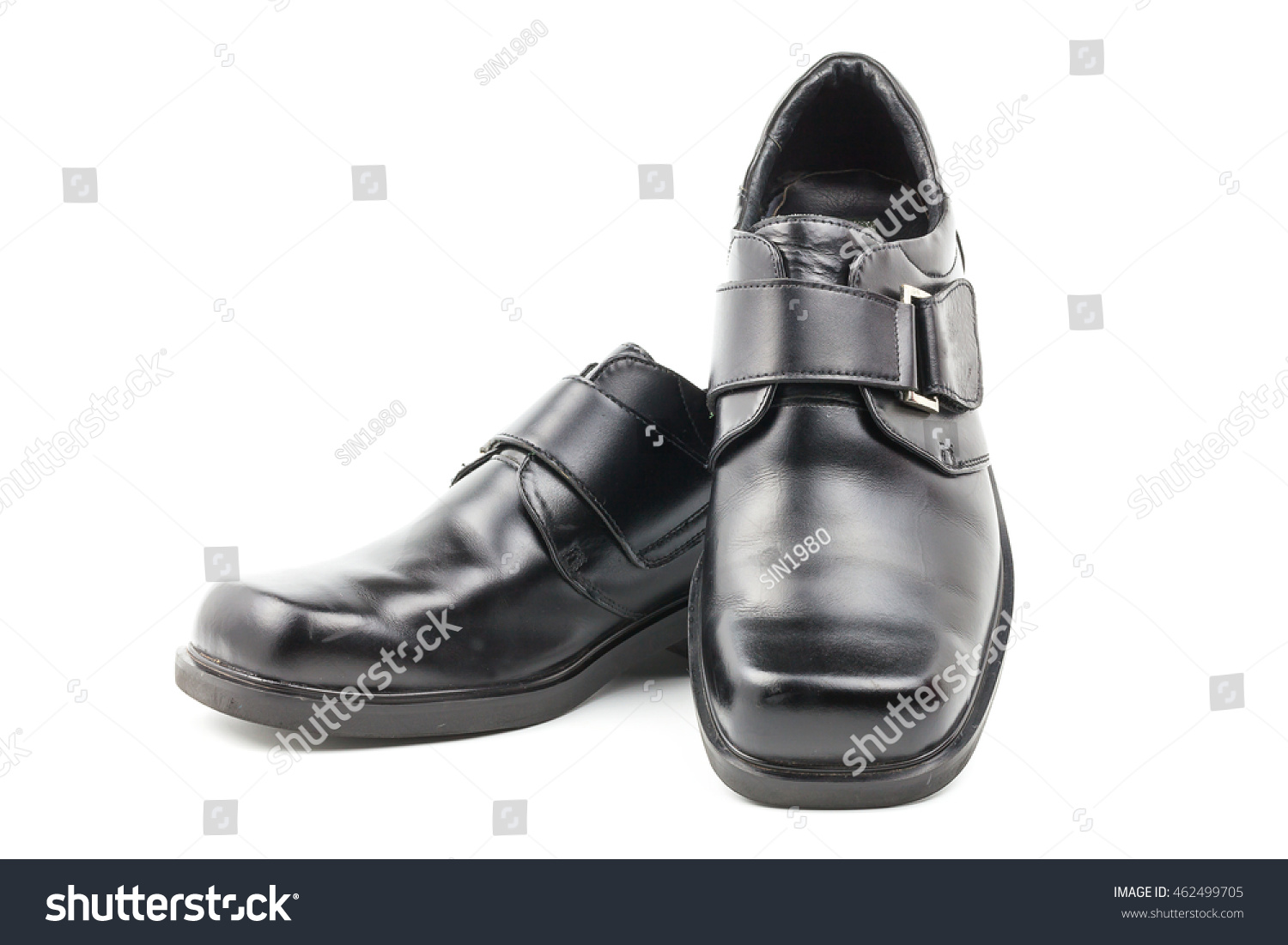Black Shiny Shoes On White Background Stock Photo 462499705 | Shutterstock