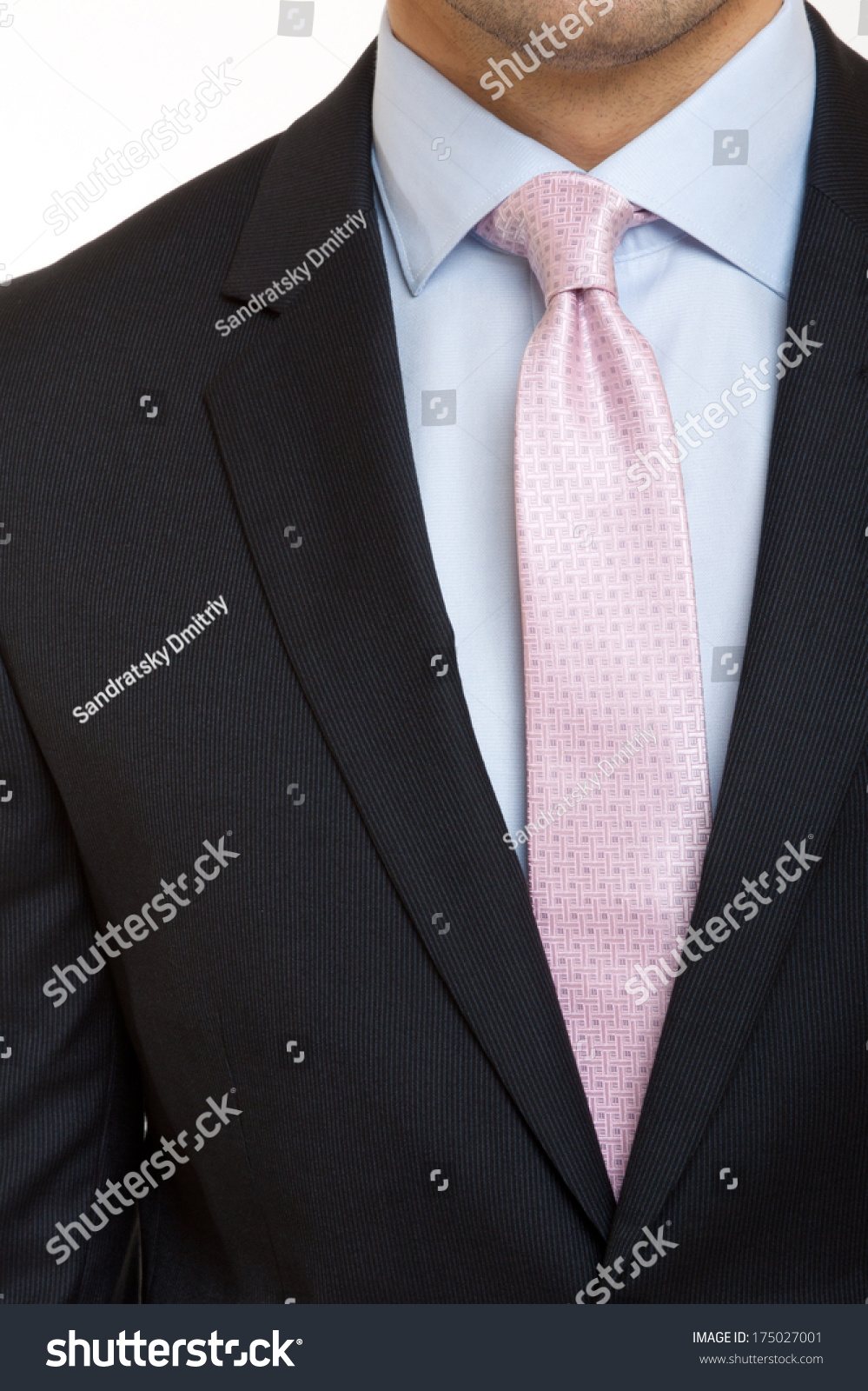 black dress shirt pink tie