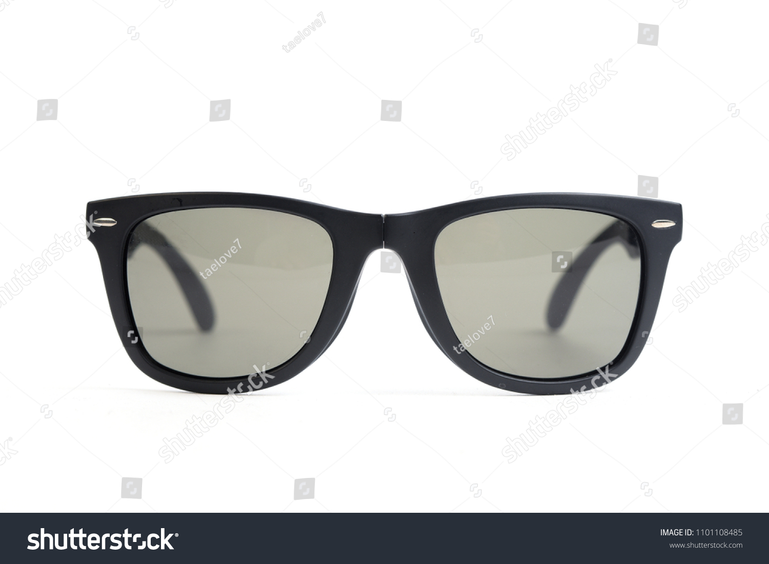 Black Sunglasses Isolated Stock Photo 1101108485 | Shutterstock