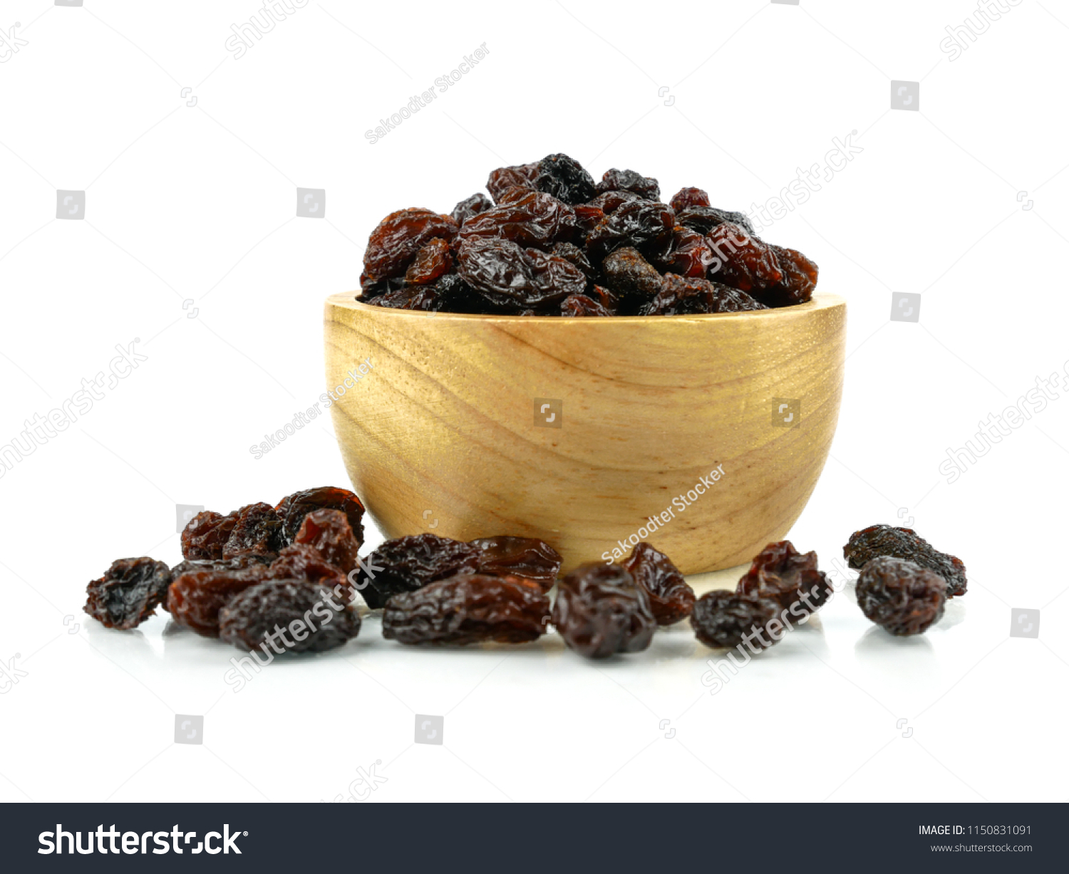 Black Sweet Raisins Dried Sweet Grapes Stock Photo Edit Now