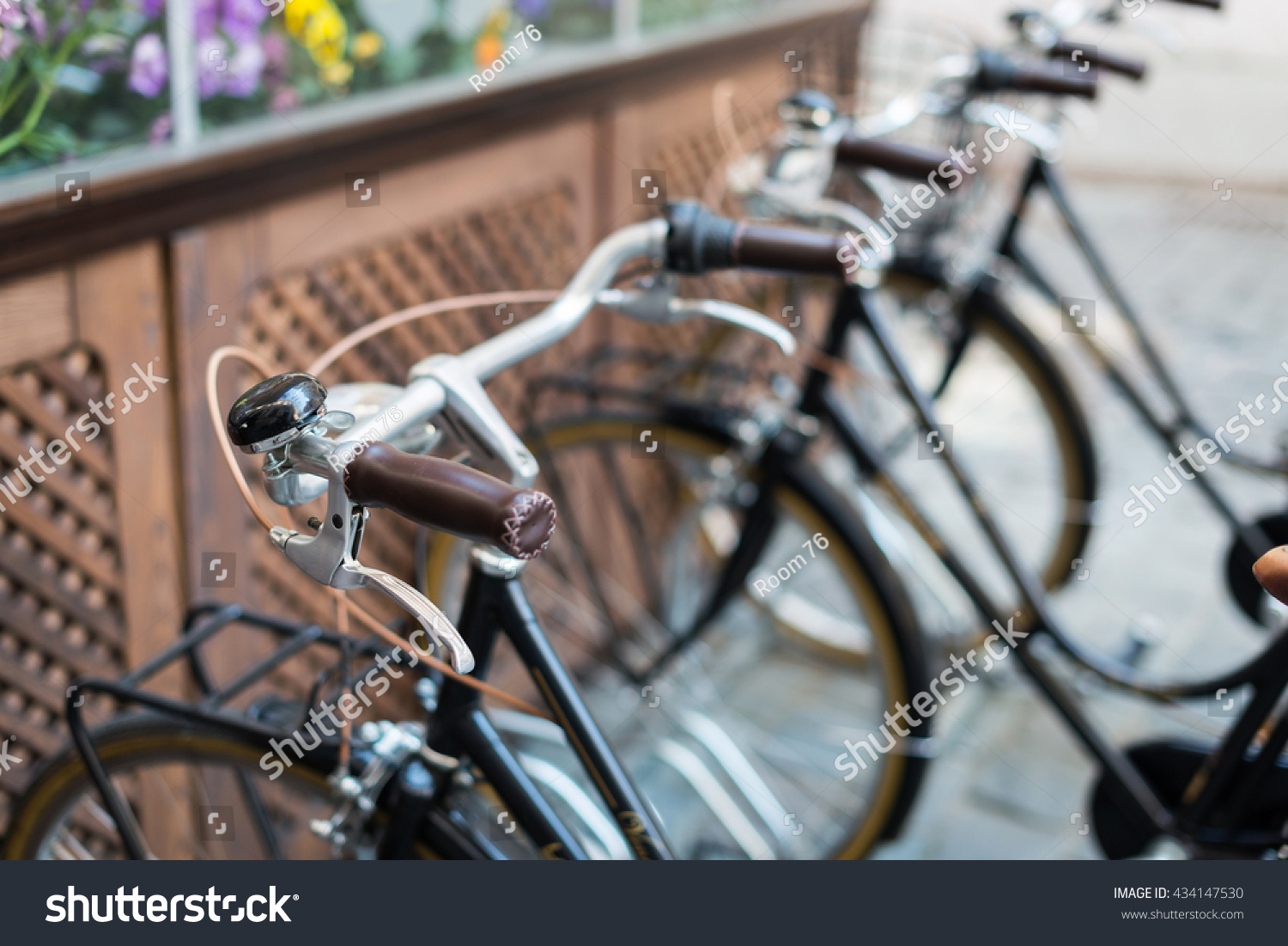 vintage bike stand