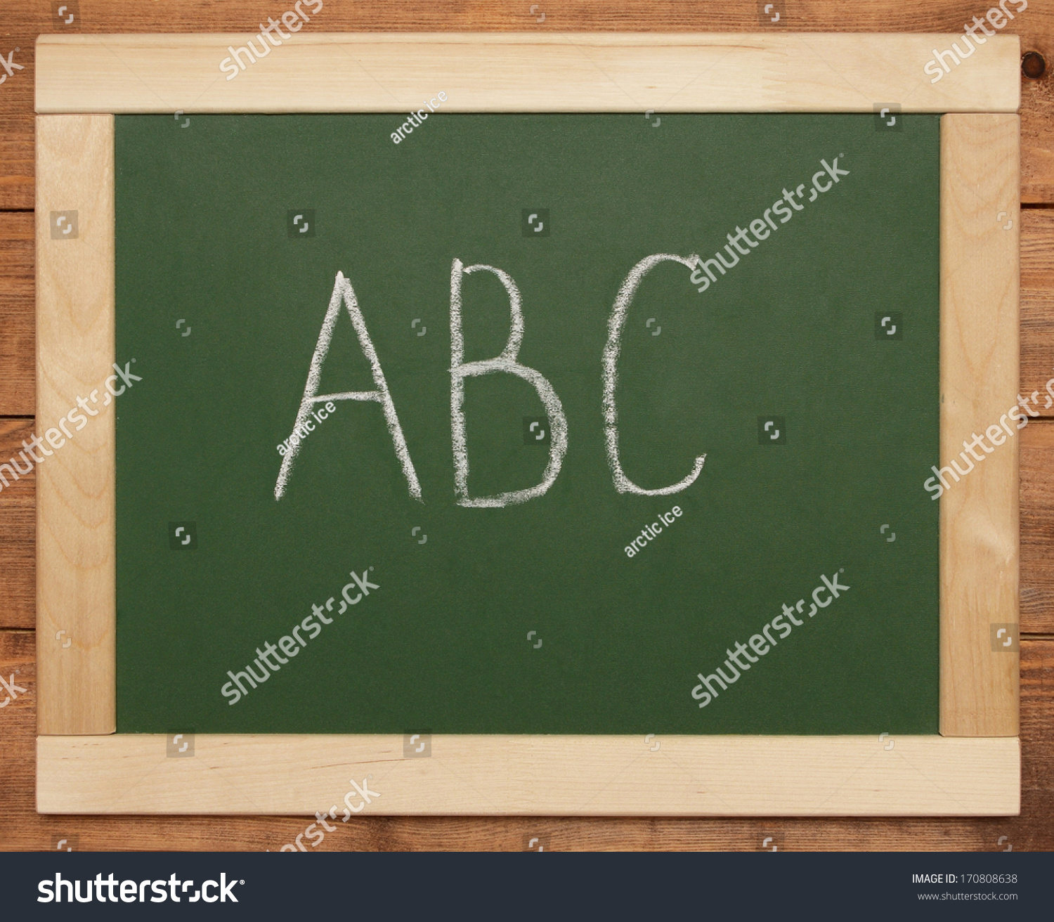 Blackboard Abc Stock Photo 170808638 - Shutterstock