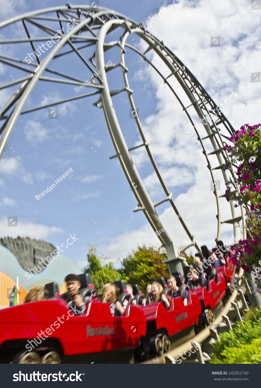 Blackpool, United Kingdom - June 24: The Revolution Rollercoaster At ...