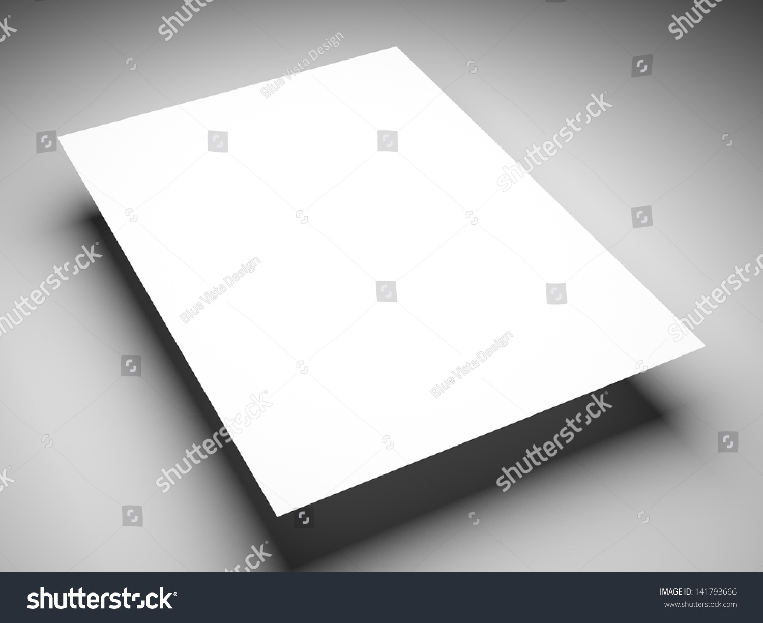 Blank A4 Page Stock Illustration 141793666