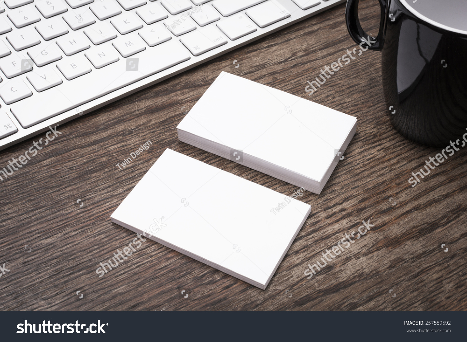 Download Blank Business Cards Mockup Stock Photo (Edit Now ...