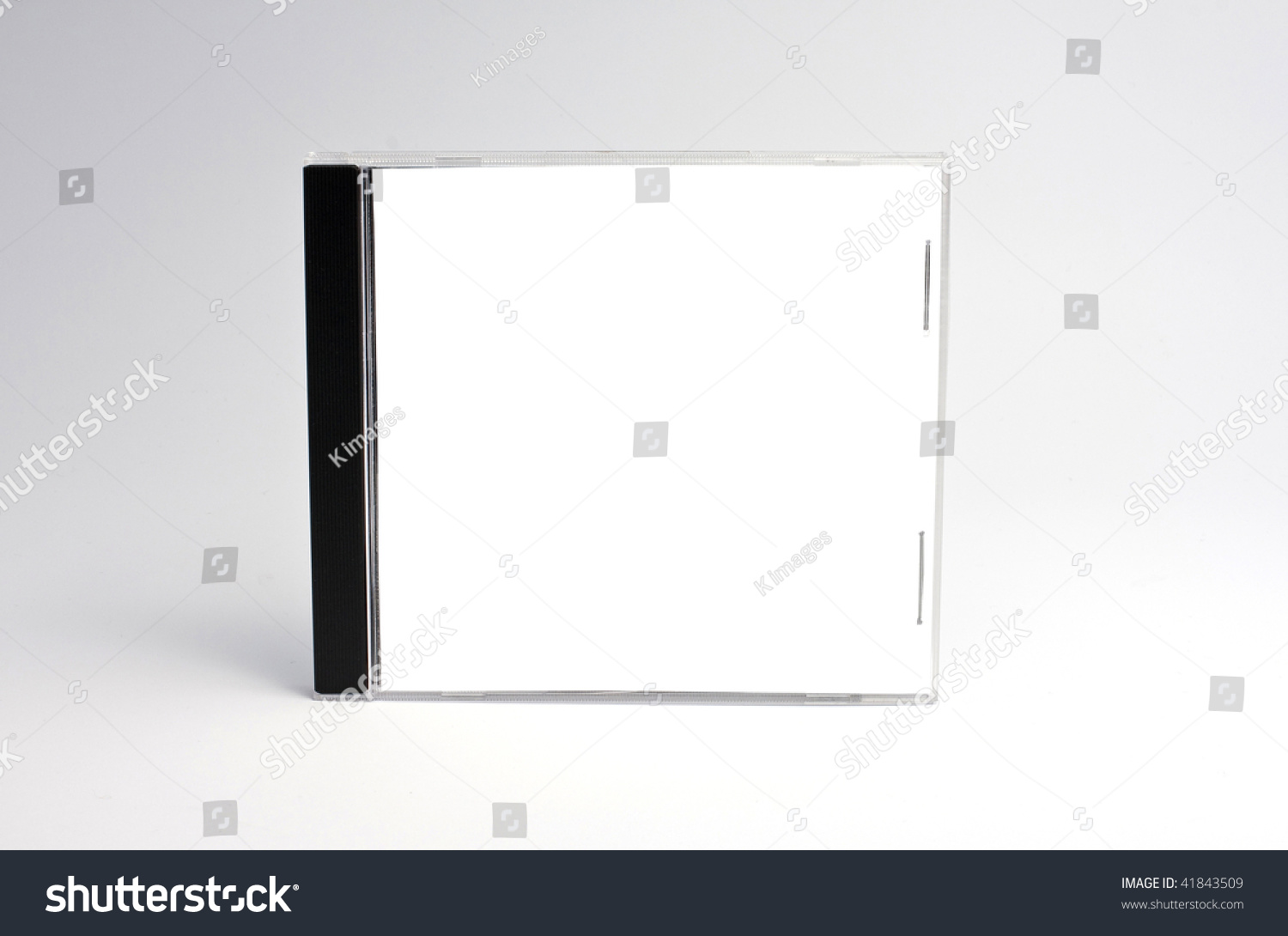 Blank Cd Case Isolated,Perfect For Inserting Your Own Graphics. Stock ...