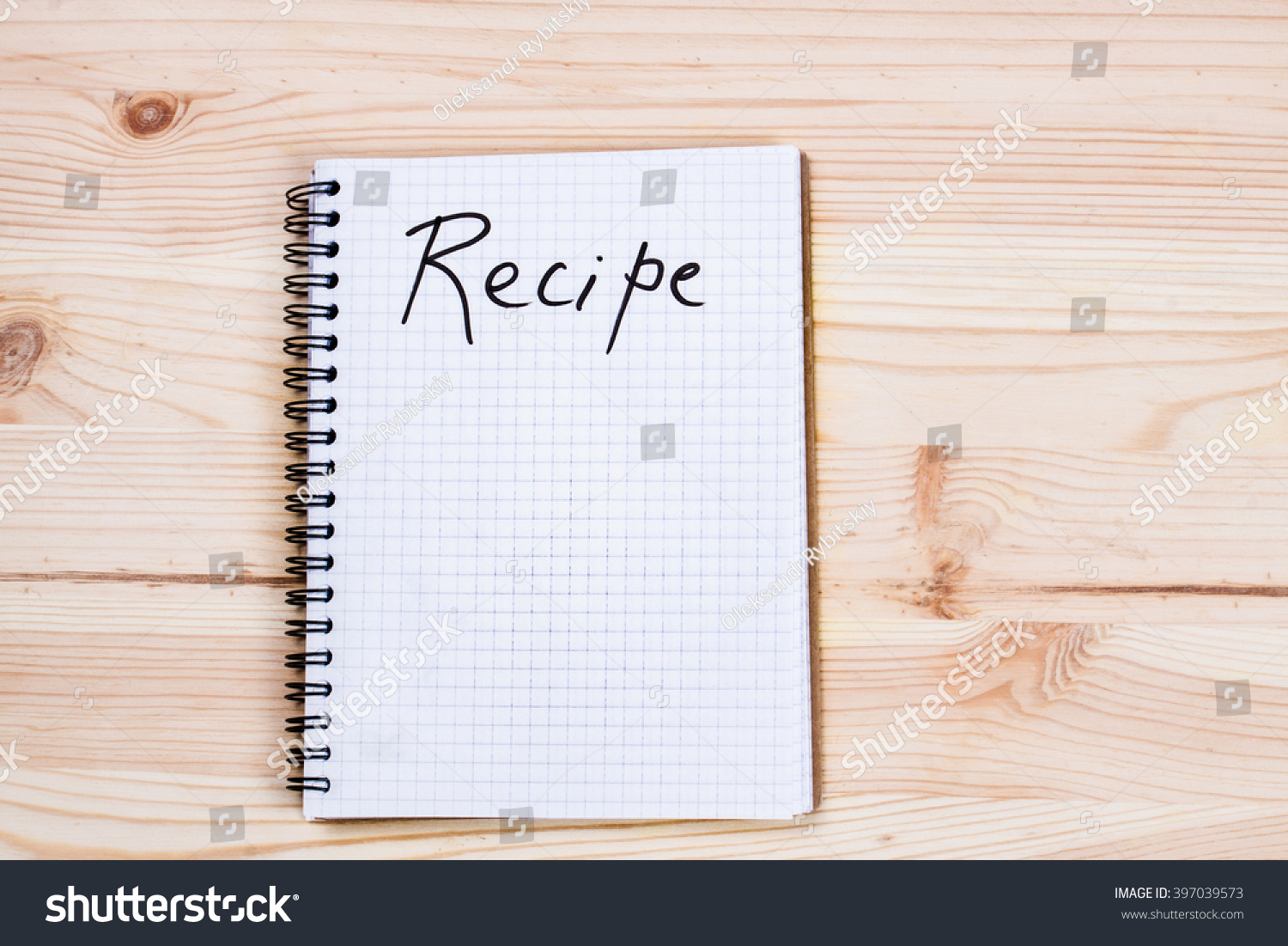 recipe blank book