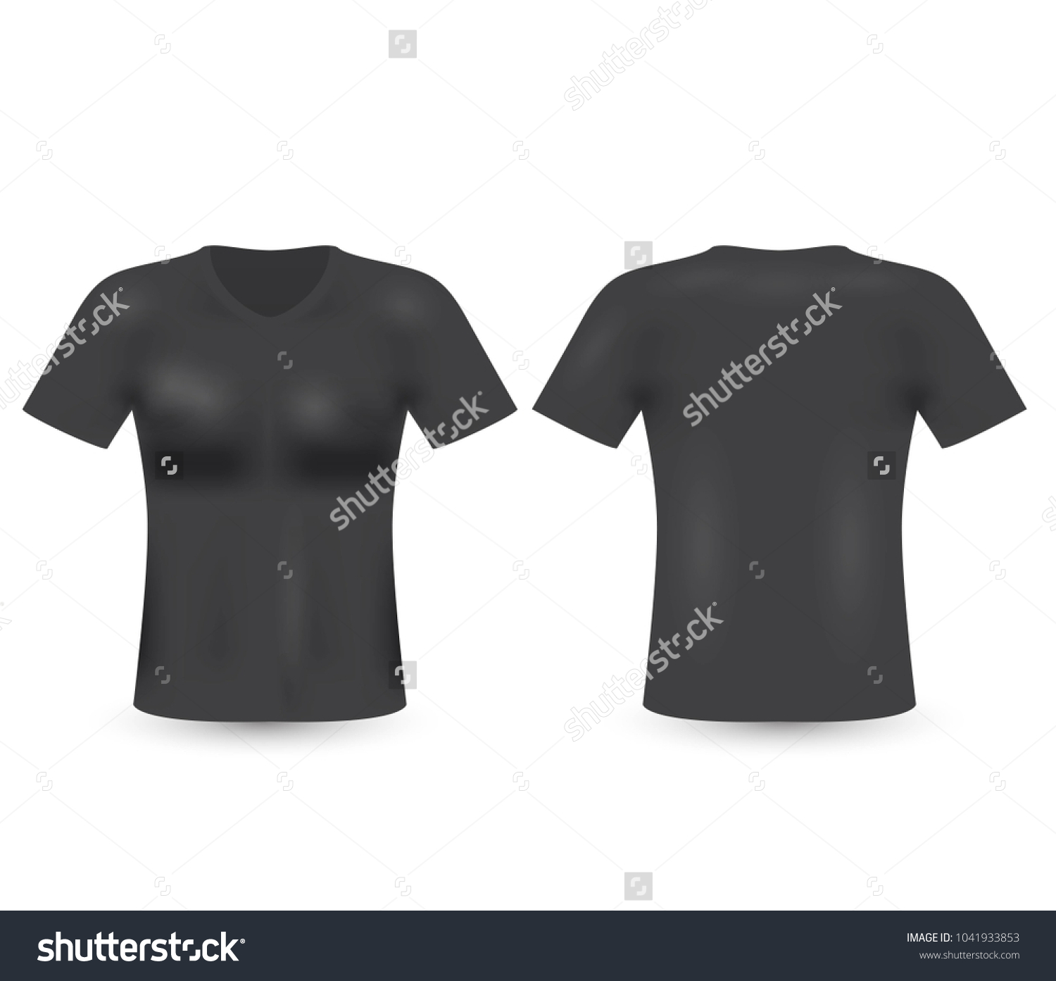 Blank T Shirt Template Black Tshirt Stock Illustration 22 With Regard To Blank Tee Shirt Template