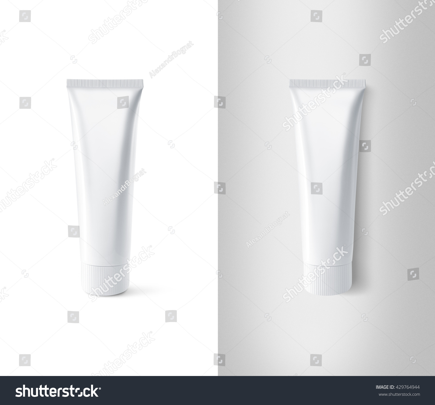 Download Blank White Toothpaste Tube Design Mockup Stock Foto ...