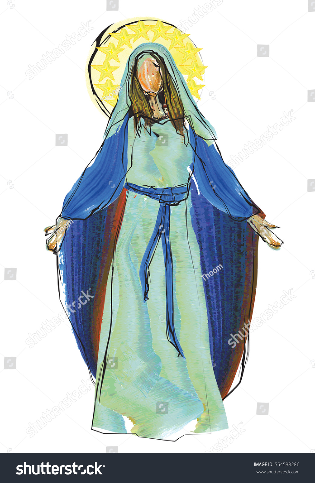 Featured image of post The Best 17 Mama Mary Drawing With Color