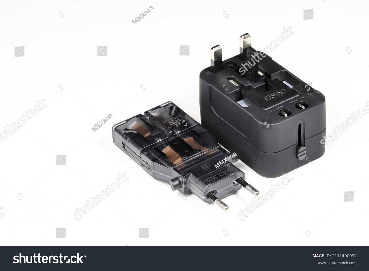 Block Type Disassemble Type Universal Plug Stock Photo (Edit Now ...