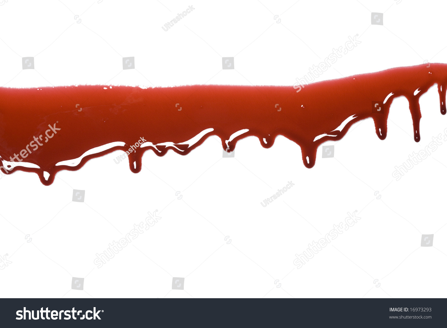 Blood Drip Pattern Isolated On White Stock Photo 16973293 Shutterstock