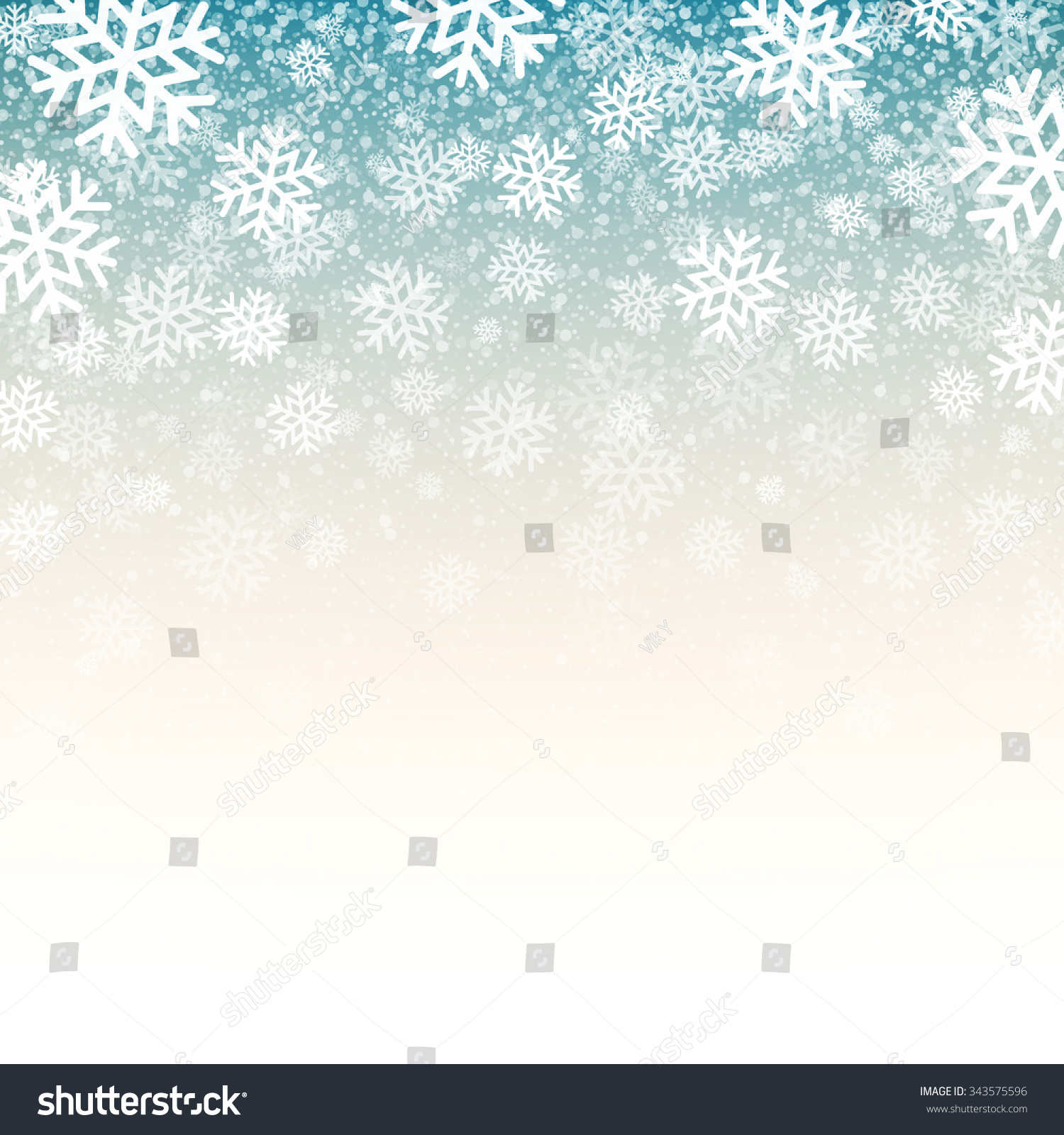 Blue Background Snowflakes Illustration Stock Illustration 343575596 ...