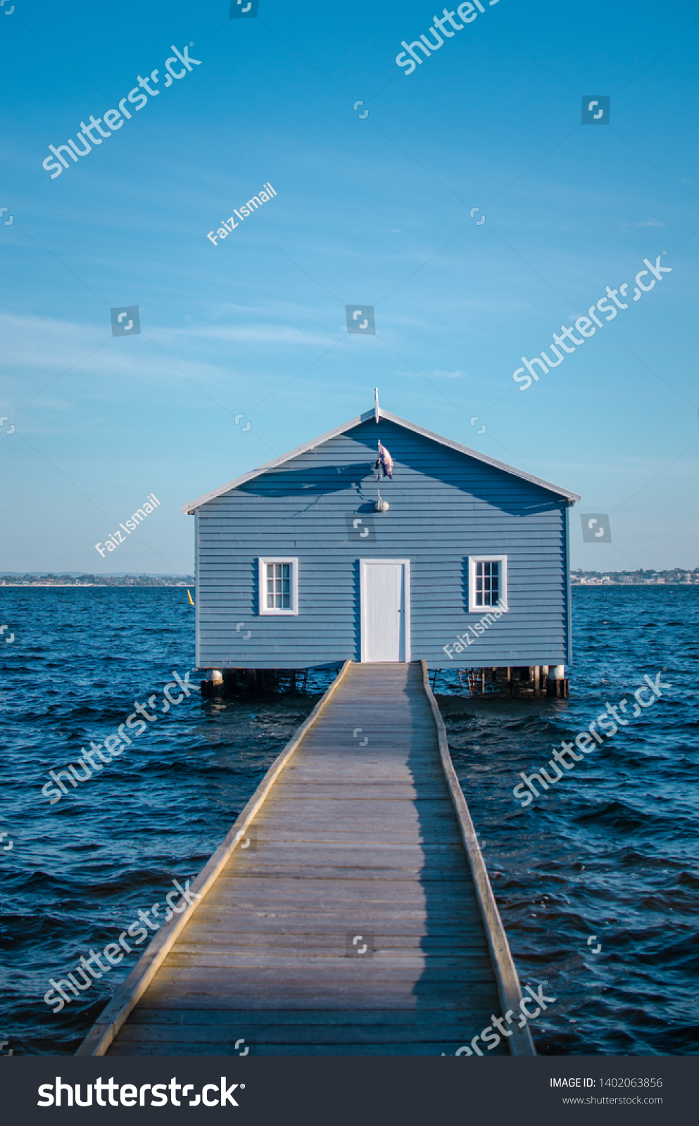 Blue Boat House Perth Australia Stock Photo Edit Now 1402063856