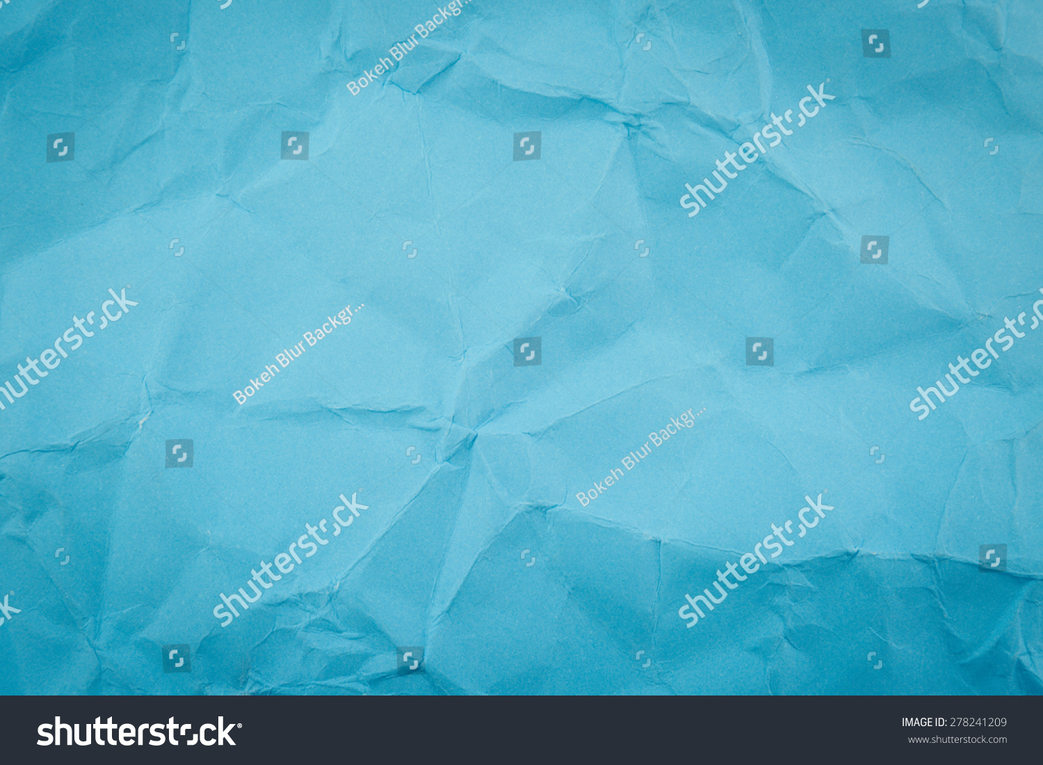 Blue Crumpled Paper Texture Background Stock Photo 278241209 - Shutterstock