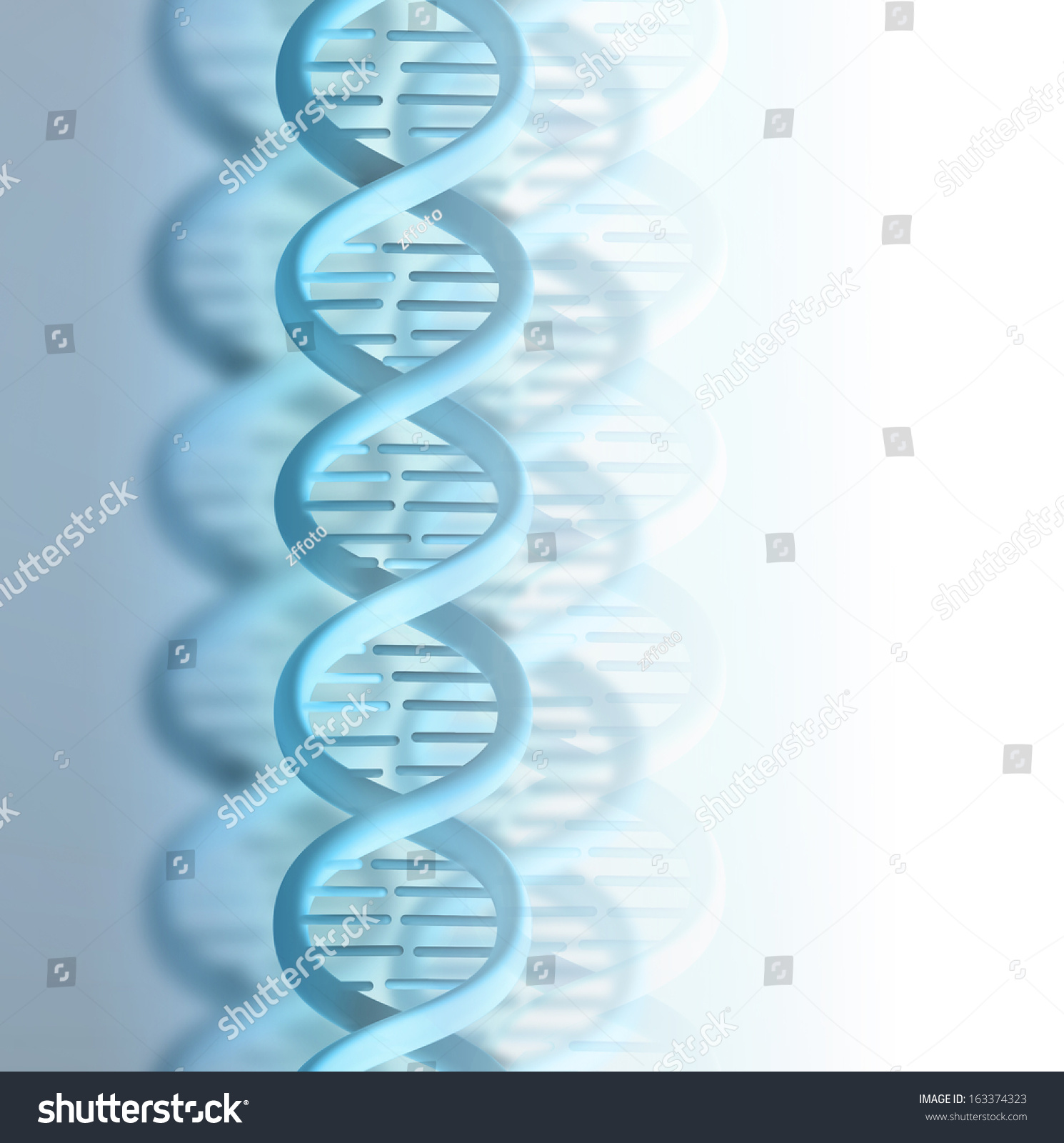 Blue Dna Strand On Light Background Stock Illustration 163374323 Blue Dna Strand On Light Background Stock Illustration 163374323