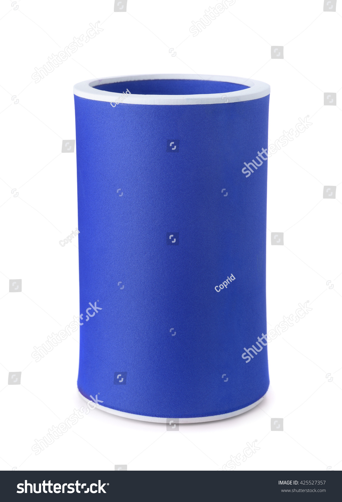 Download Blue Foam Koozie Drink Holder Isolated Stock Photo 425527357 - Shutterstock