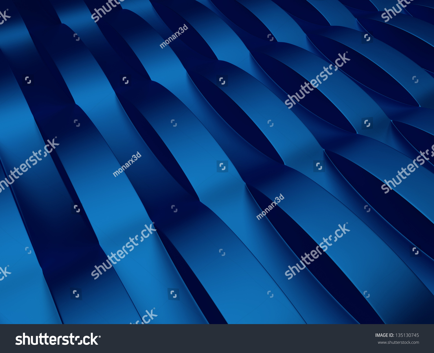 Blue Industrial Metallic Background With Round Elements Stock Photo ...