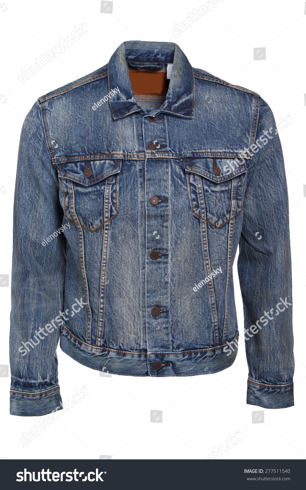 Blue Jeans Jacket Stock Photo 277511540 : Shutterstock