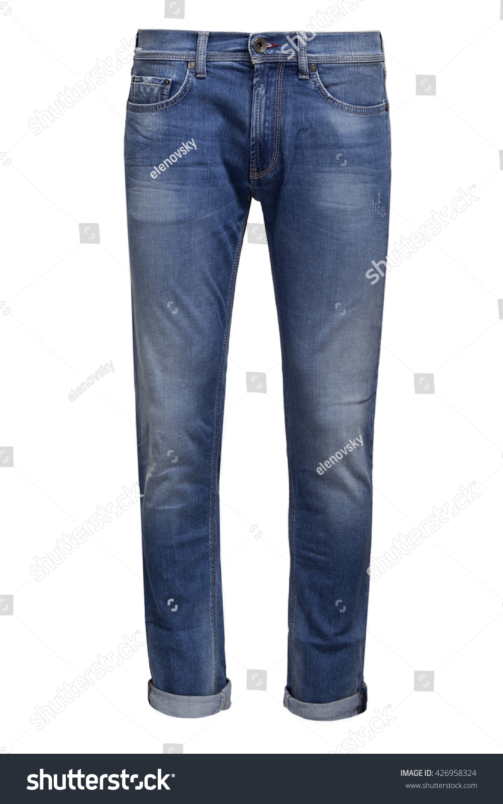 Blue Jeans Trousers Stock Photo 426958324 - Shutterstock