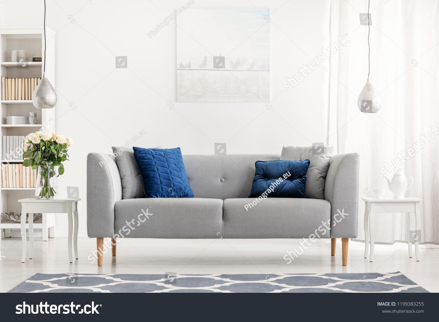 pillows for a grey couch