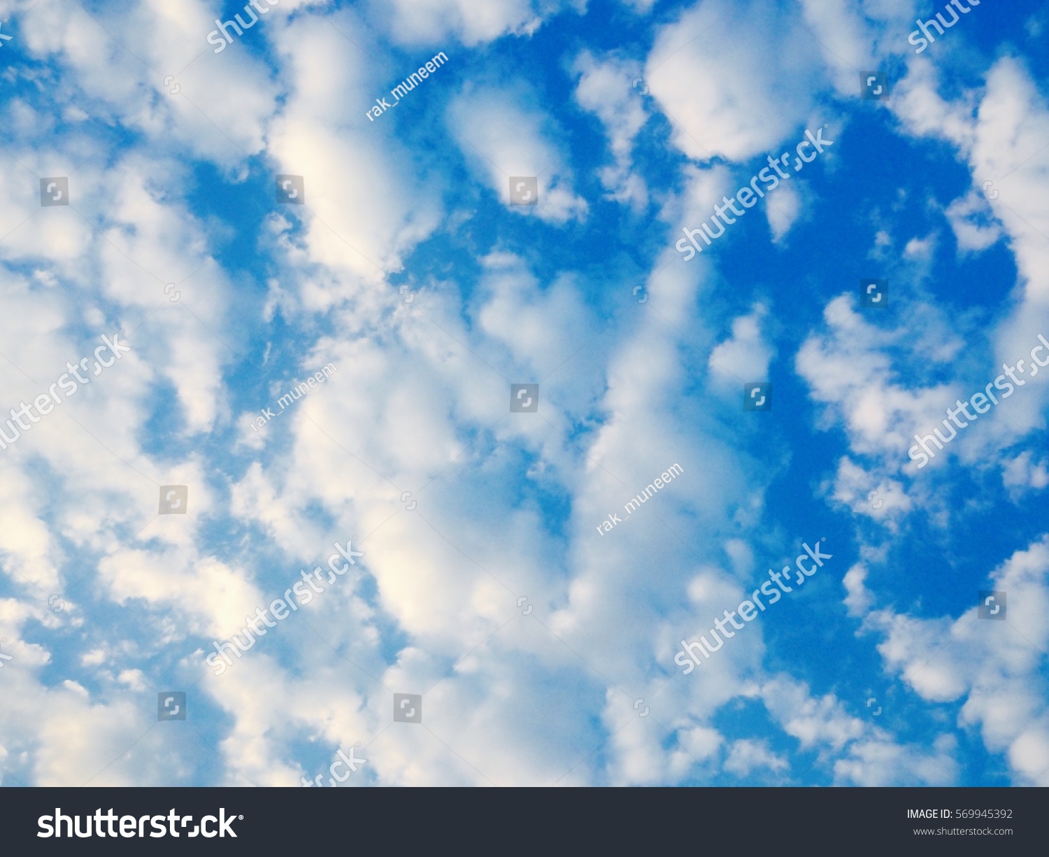 Blue Sky White Clouds Wallpaper Stock Photo Edit Now 569945392