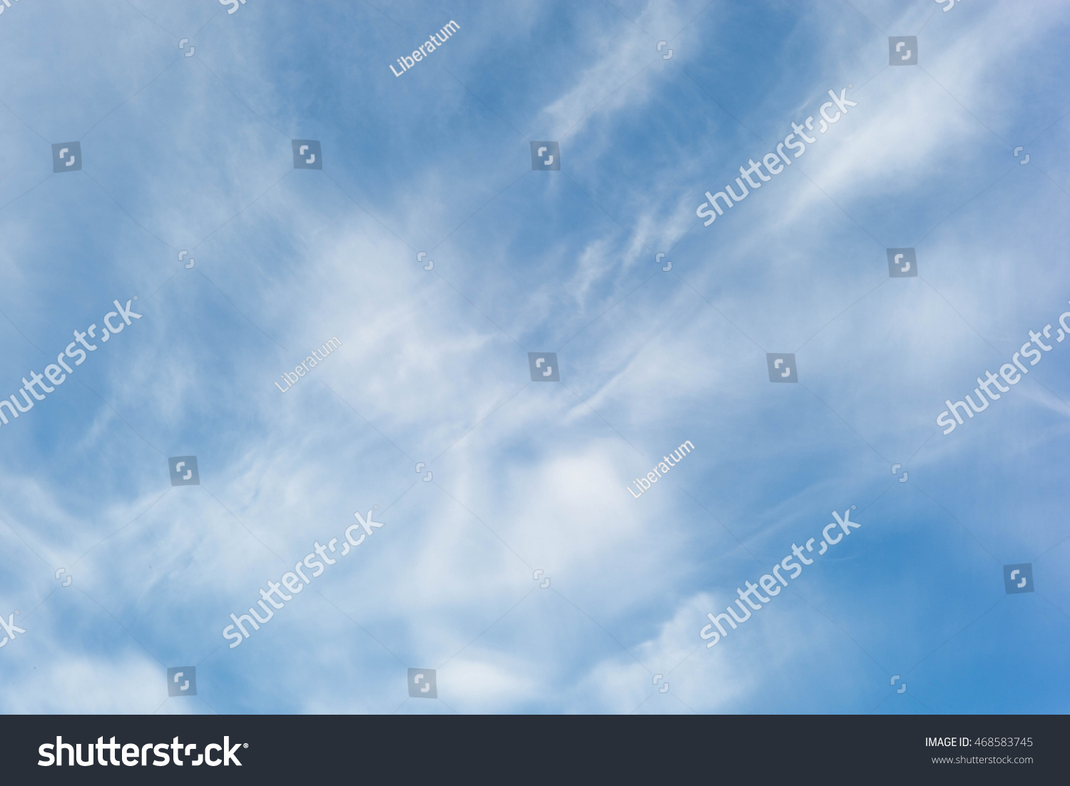 Blue Sky Background White Clouds Texture Stock Photo 468583745 ...