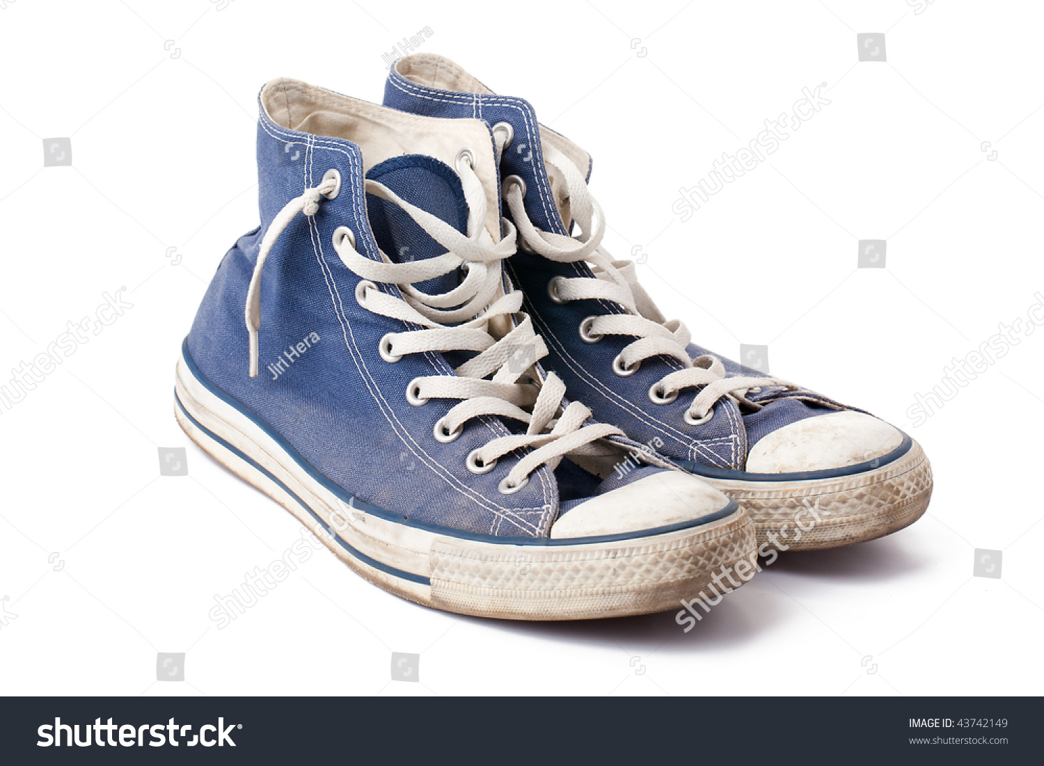 Blue Sneakers Stock Photo 43742149 : Shutterstock