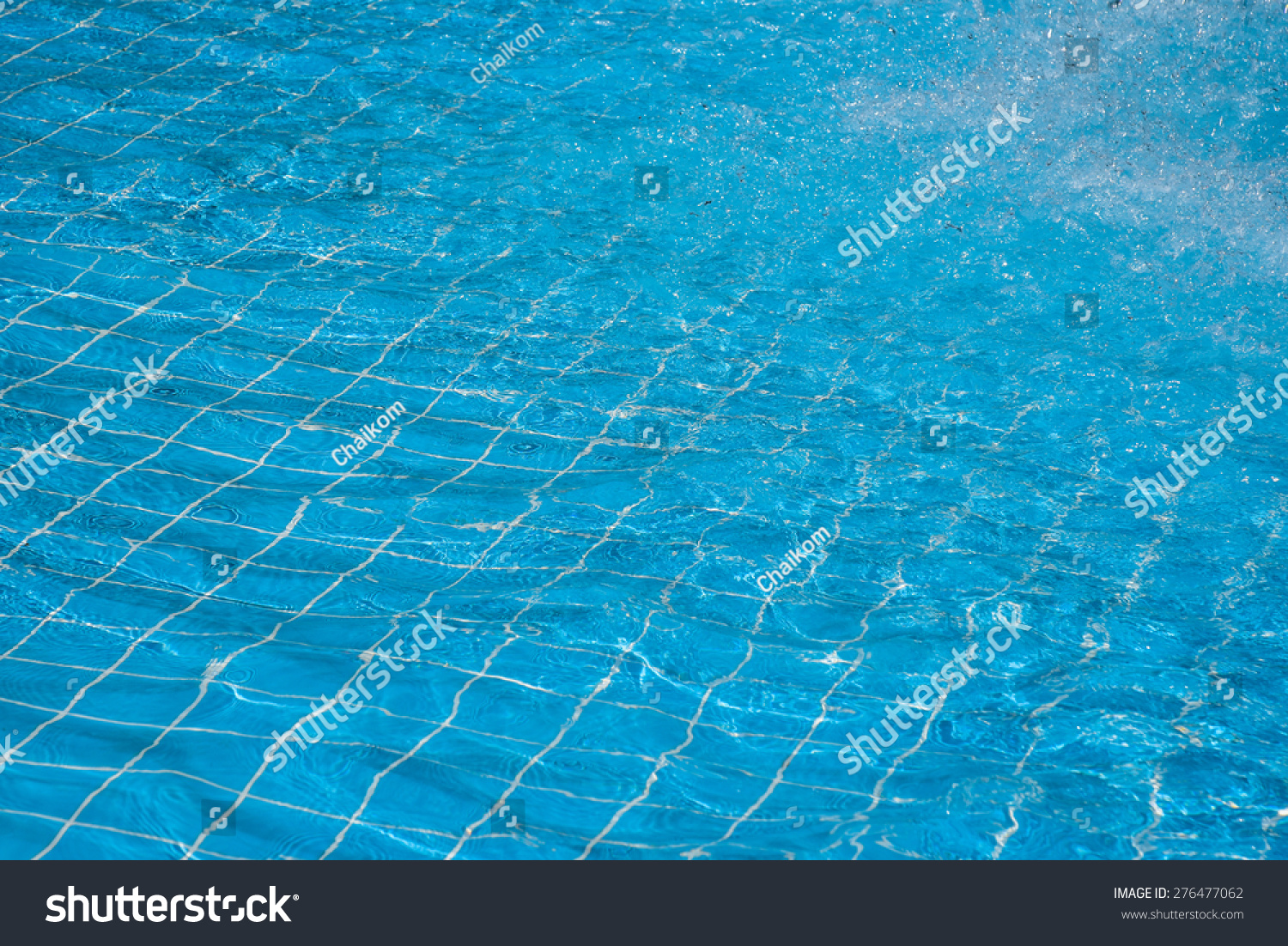 Blue Sparkling Water Swimming Pool Stock Photo 276477062 | Shutterstock