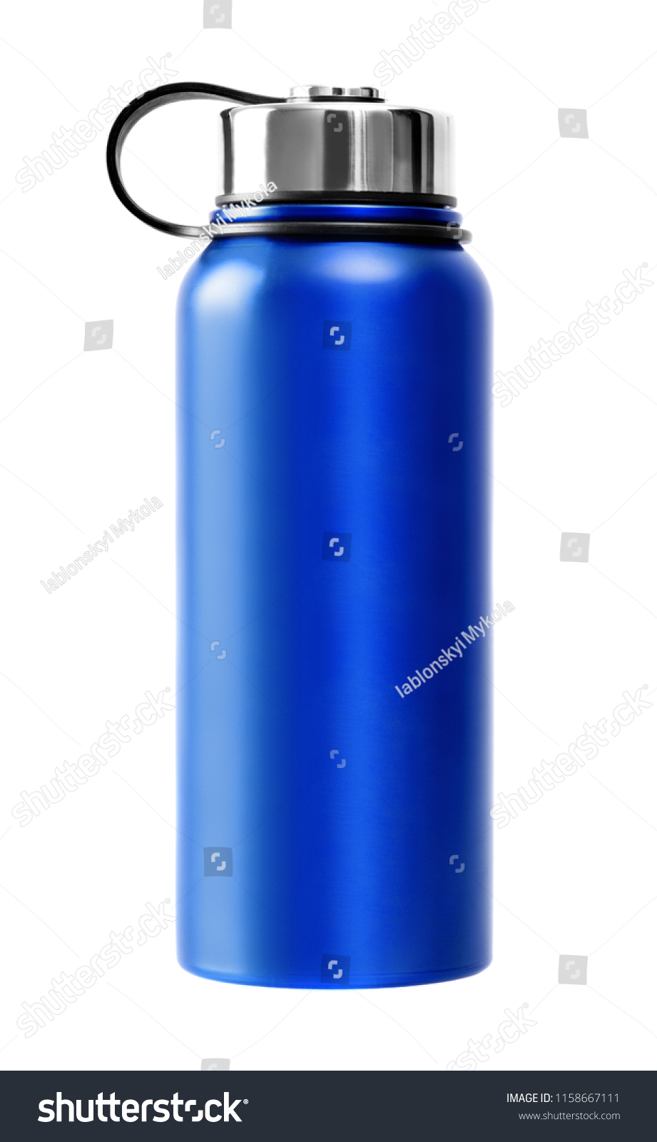 Blue Thermos Thermobox On White Background Stock Photo 1158667111 ...