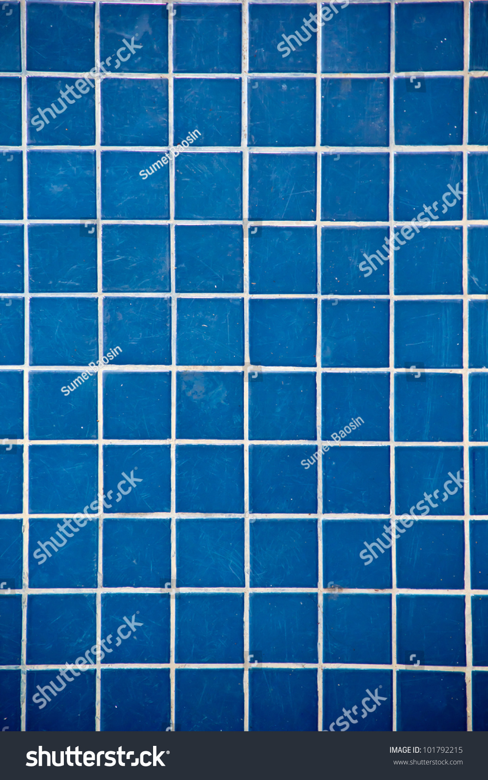 Blue Tiles Texture With White Filling Stock Photo 101792215 : Shutterstock