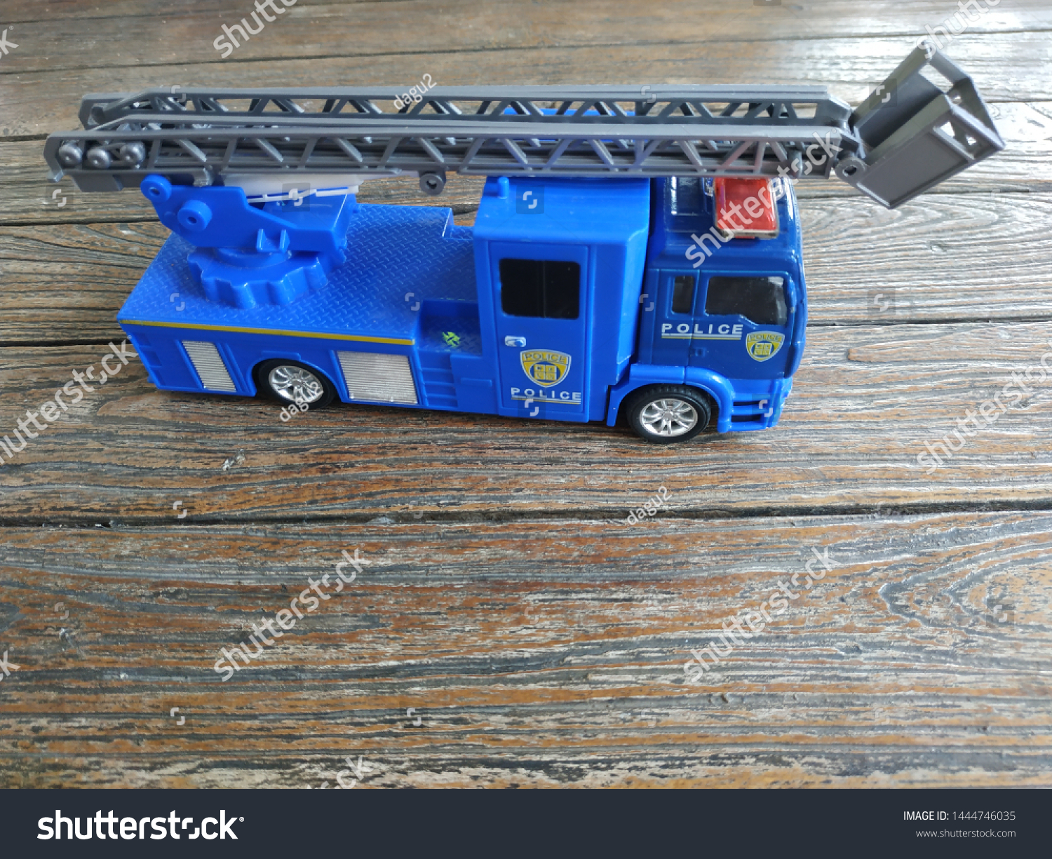 blue fire truck toy